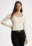 Needle Rib-Knit Top