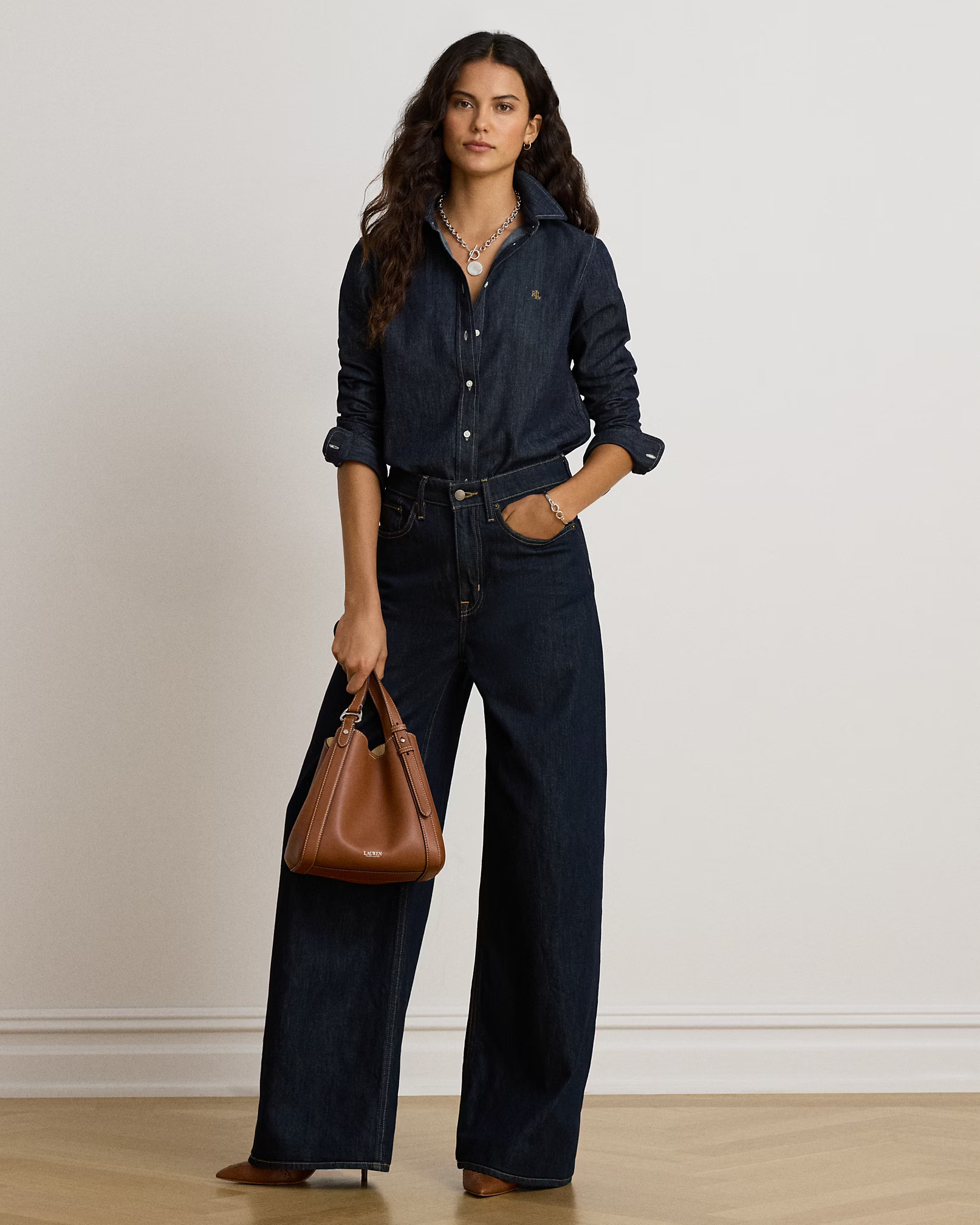 LAUREN RALPH LAUREN - Classic Fit Denim Shirt