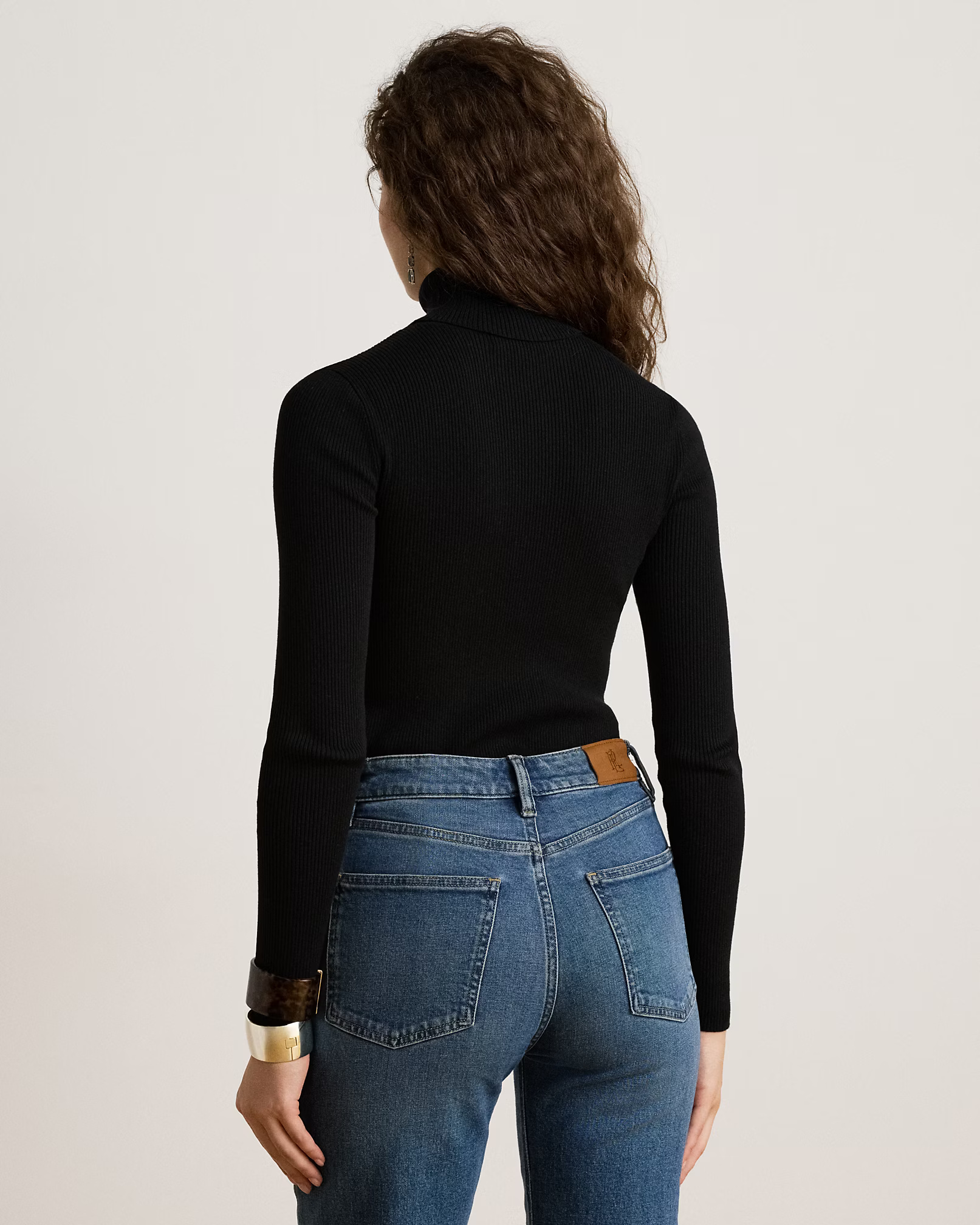 LAUREN RALPH LAUREN - Cotton-Blend Ribbed Rollneck