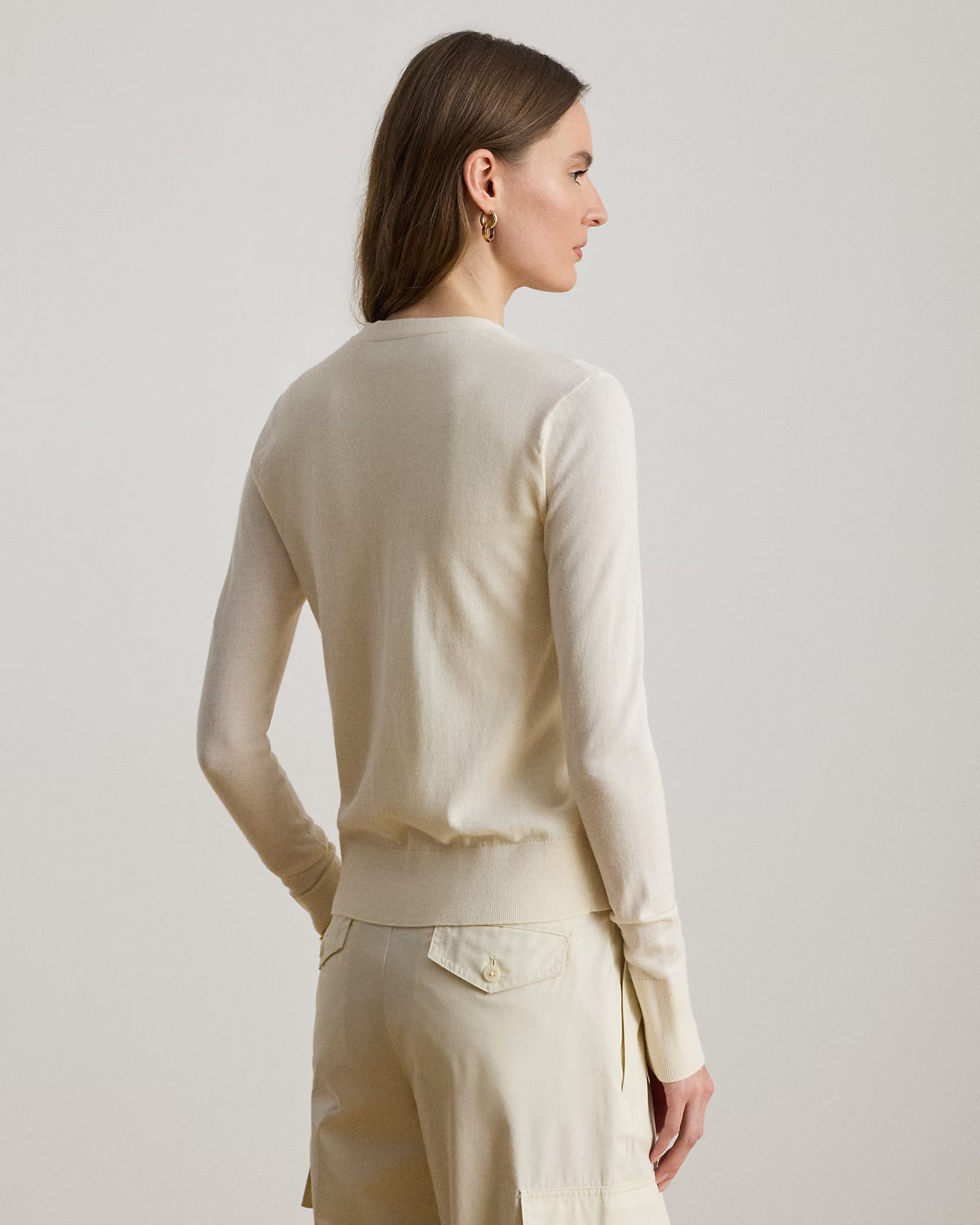 LAUREN RALPH LAUREN - Cotton-Modal V-Neck Cardigan