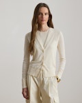 Cotton-Modal V-Neck Cardigan