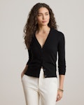 Cotton-Modal V-Neck Cardigan