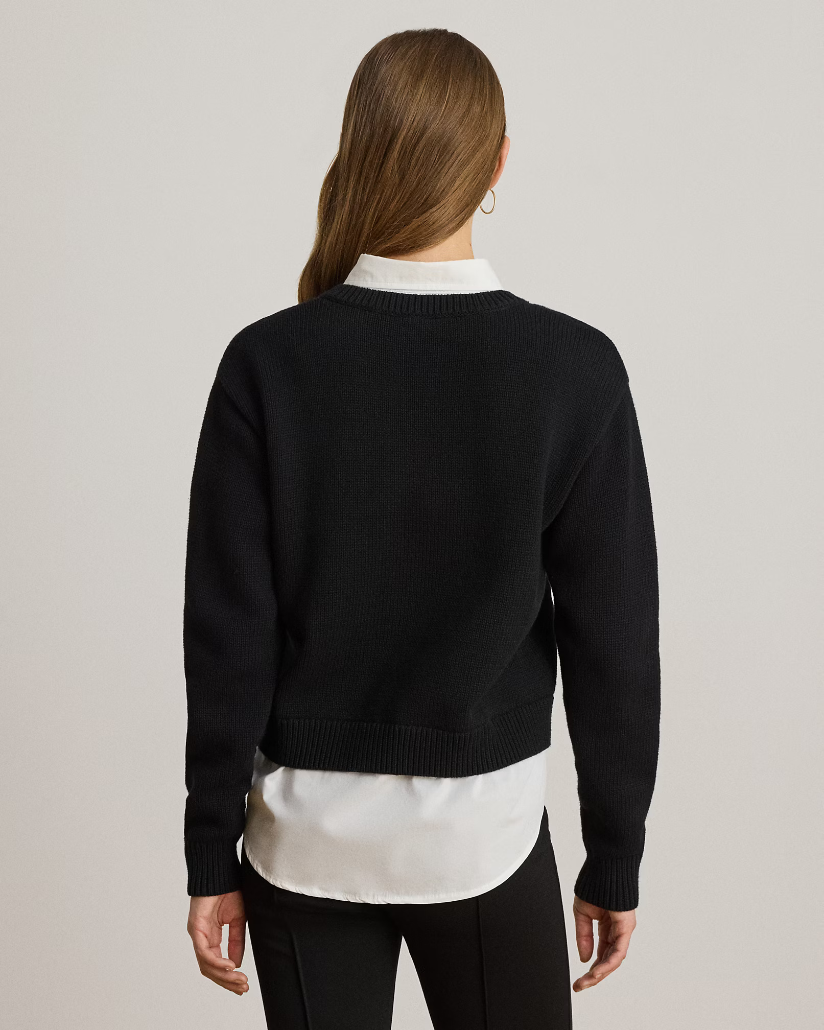 LAUREN RALPH LAUREN - Combed Cotton Sweater Pullover