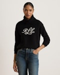 Logo Cashmere Roll Neck Jumper