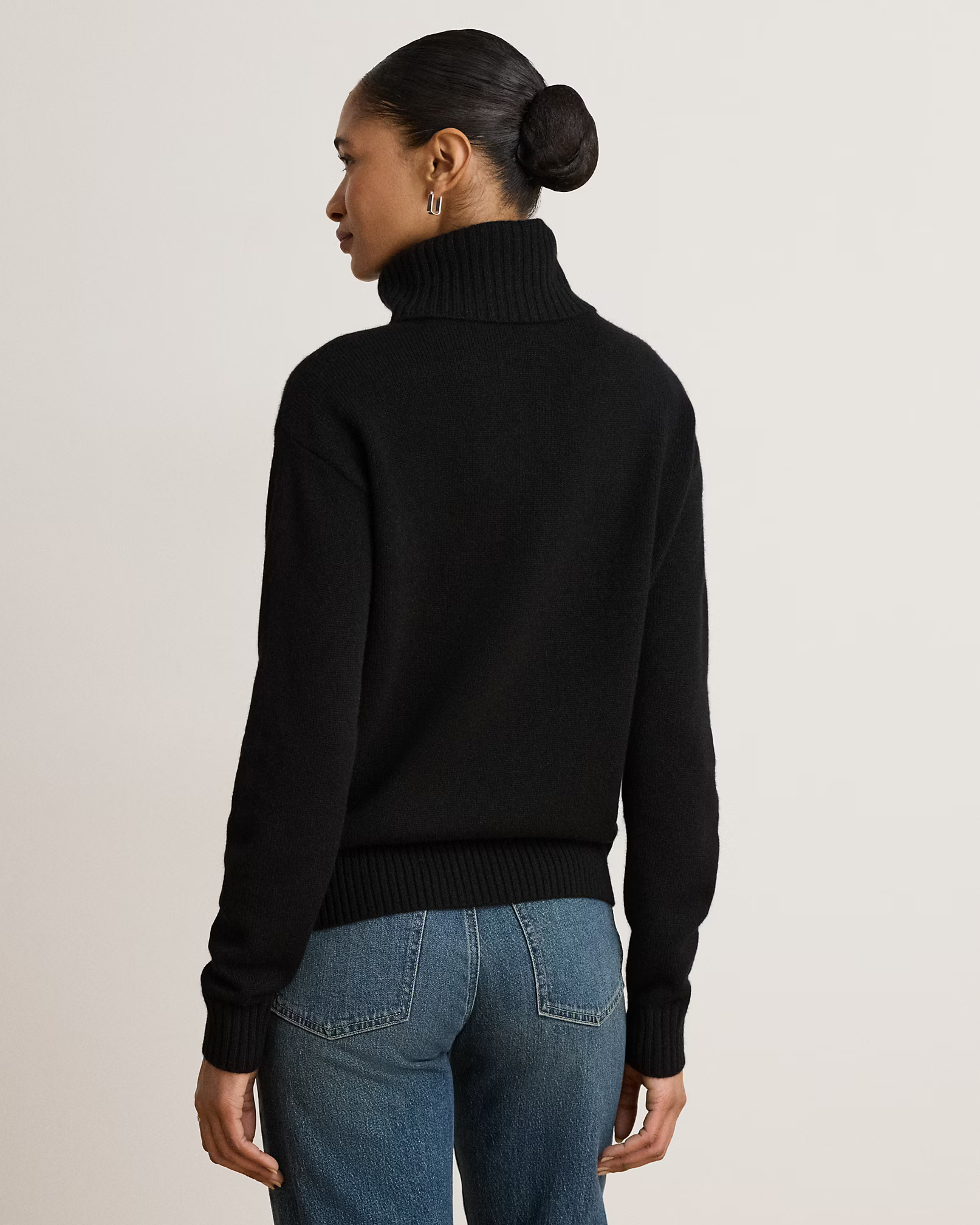 LAUREN RALPH LAUREN - Logo Cashmere Roll Neck Jumper