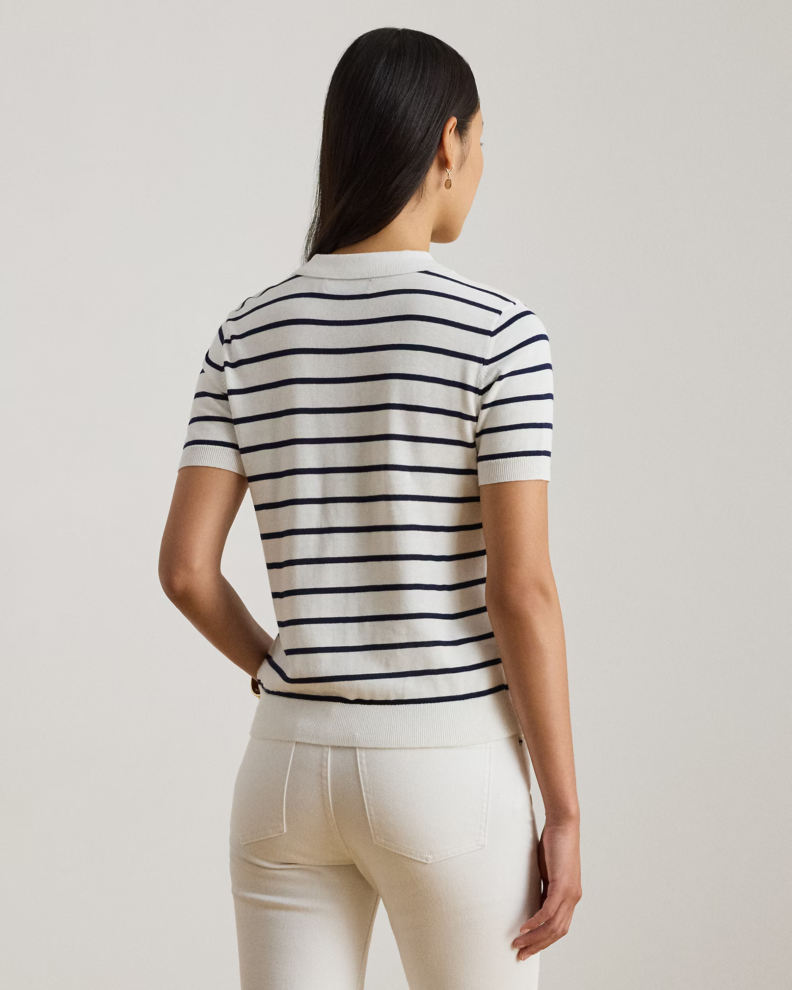 LAUREN RALPH LAUREN - Matte Rayon Cotton Sweater