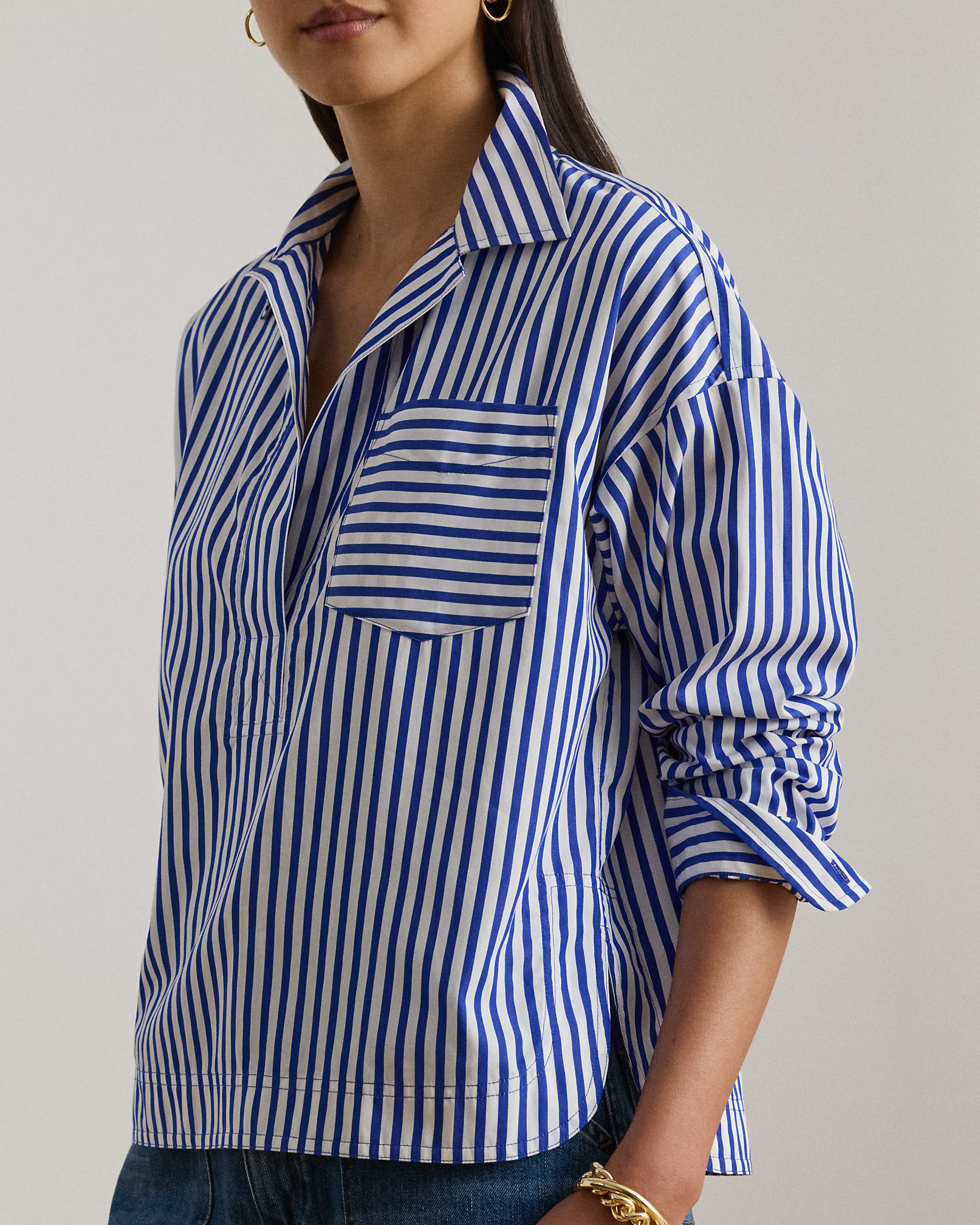 LAUREN RALPH LAUREN - 70s Broadcloth Shirt