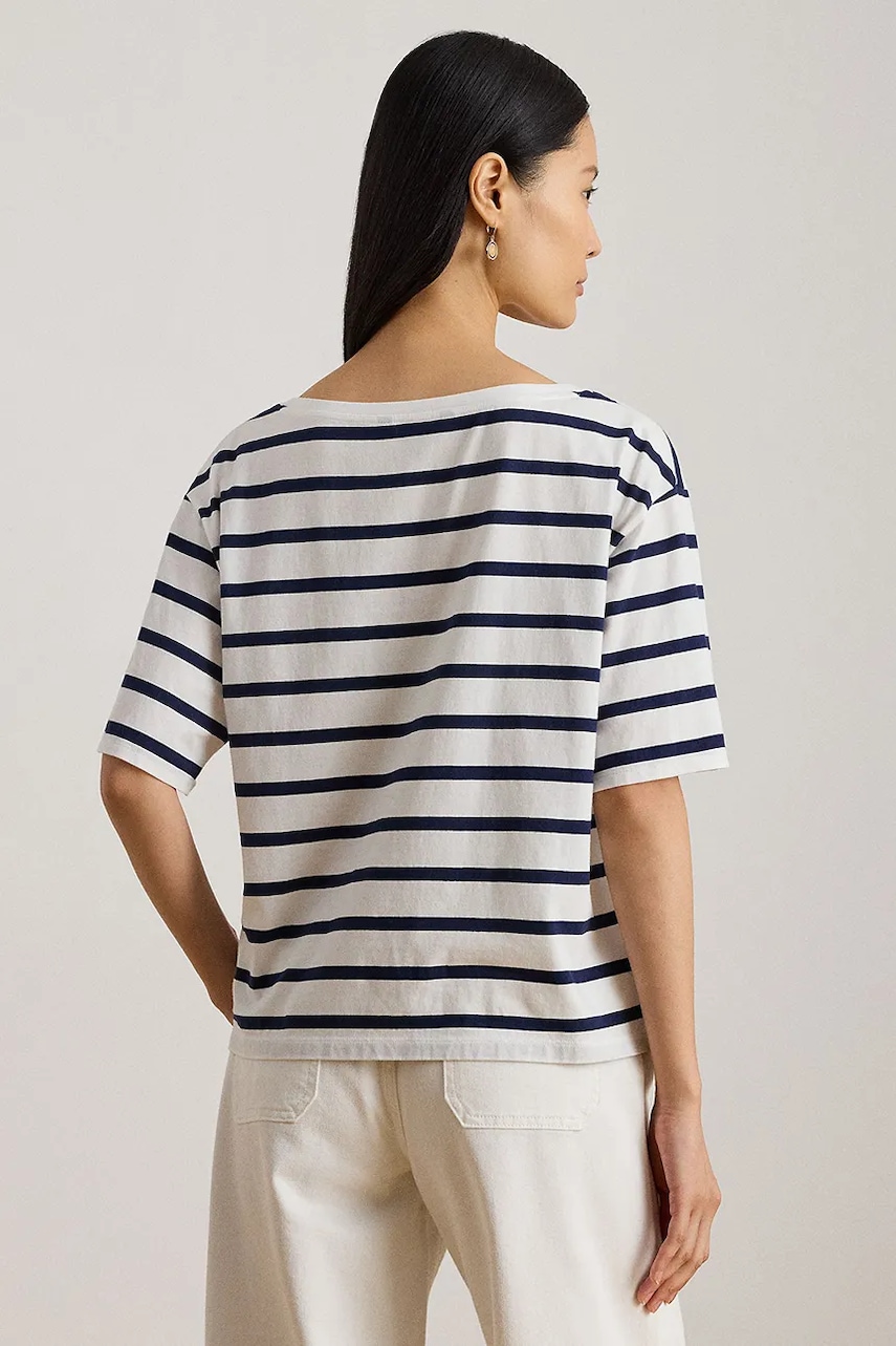 LAUREN RALPH LAUREN - Cotton Jersey Knit Top