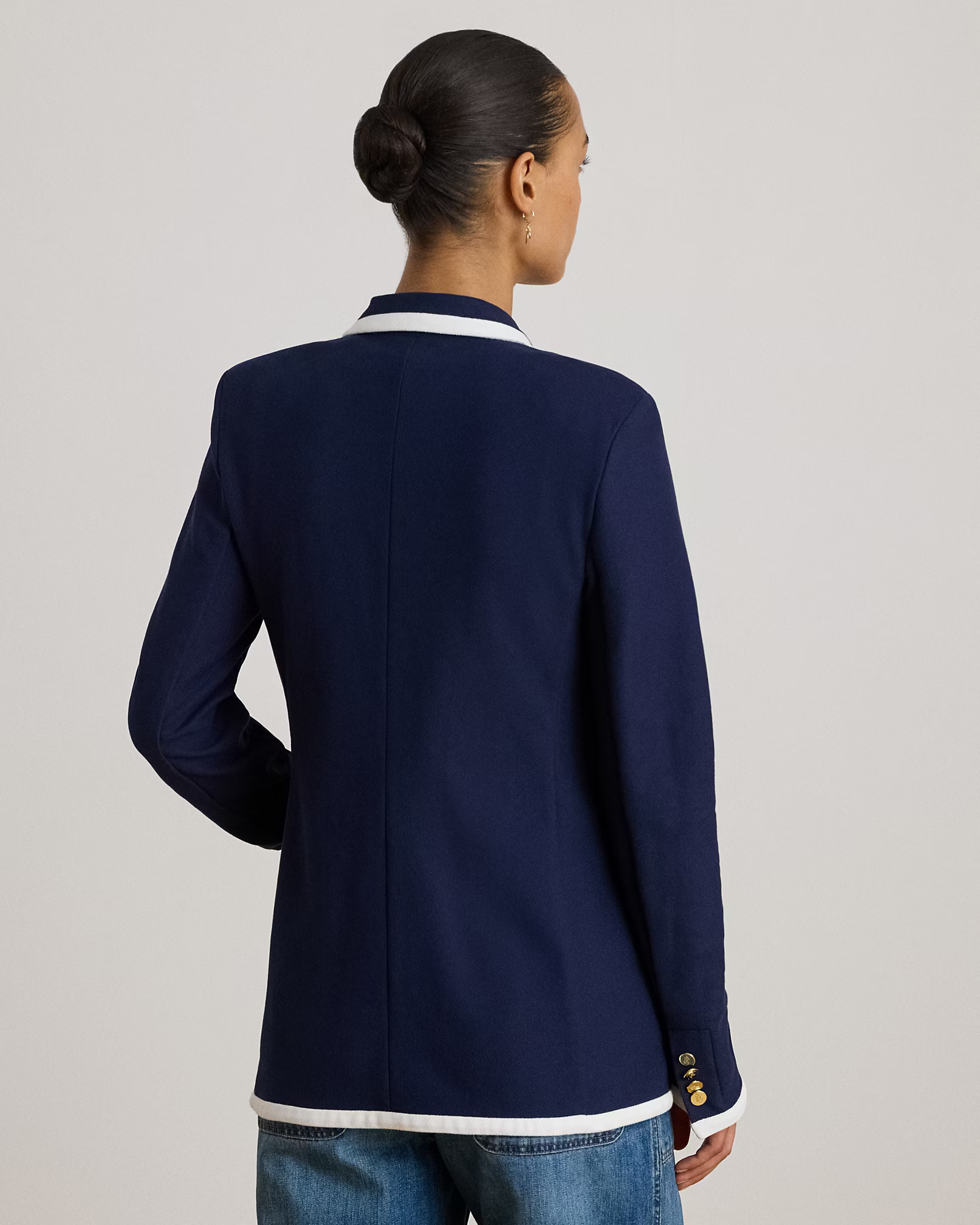 LAUREN RALPH LAUREN - Sportswear Pique Knit Blazer