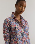 Classic Fit Floral Cotton Voile Shirt
