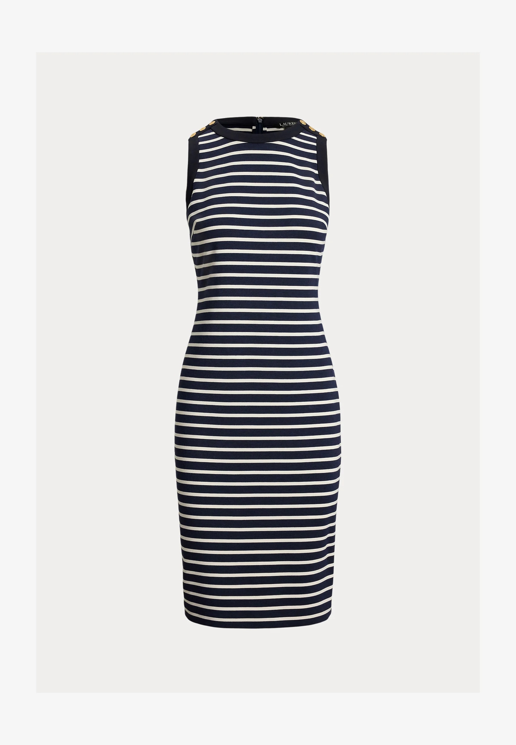 LAUREN RALPH LAUREN - Striped Ponte Knit Dress