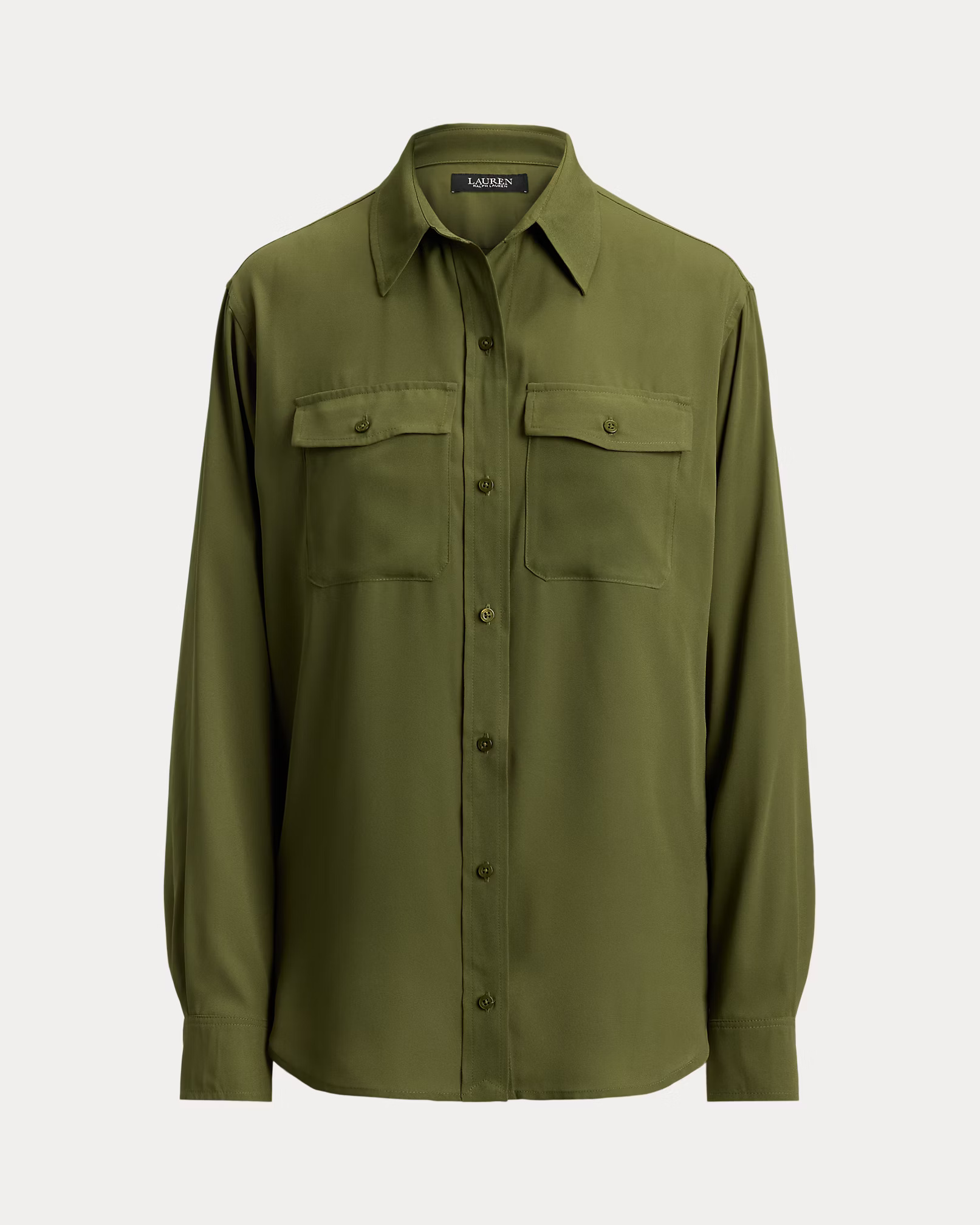 LAUREN RALPH LAUREN - Drapey Poly Shirt