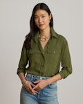 Drapey Poly Shirt