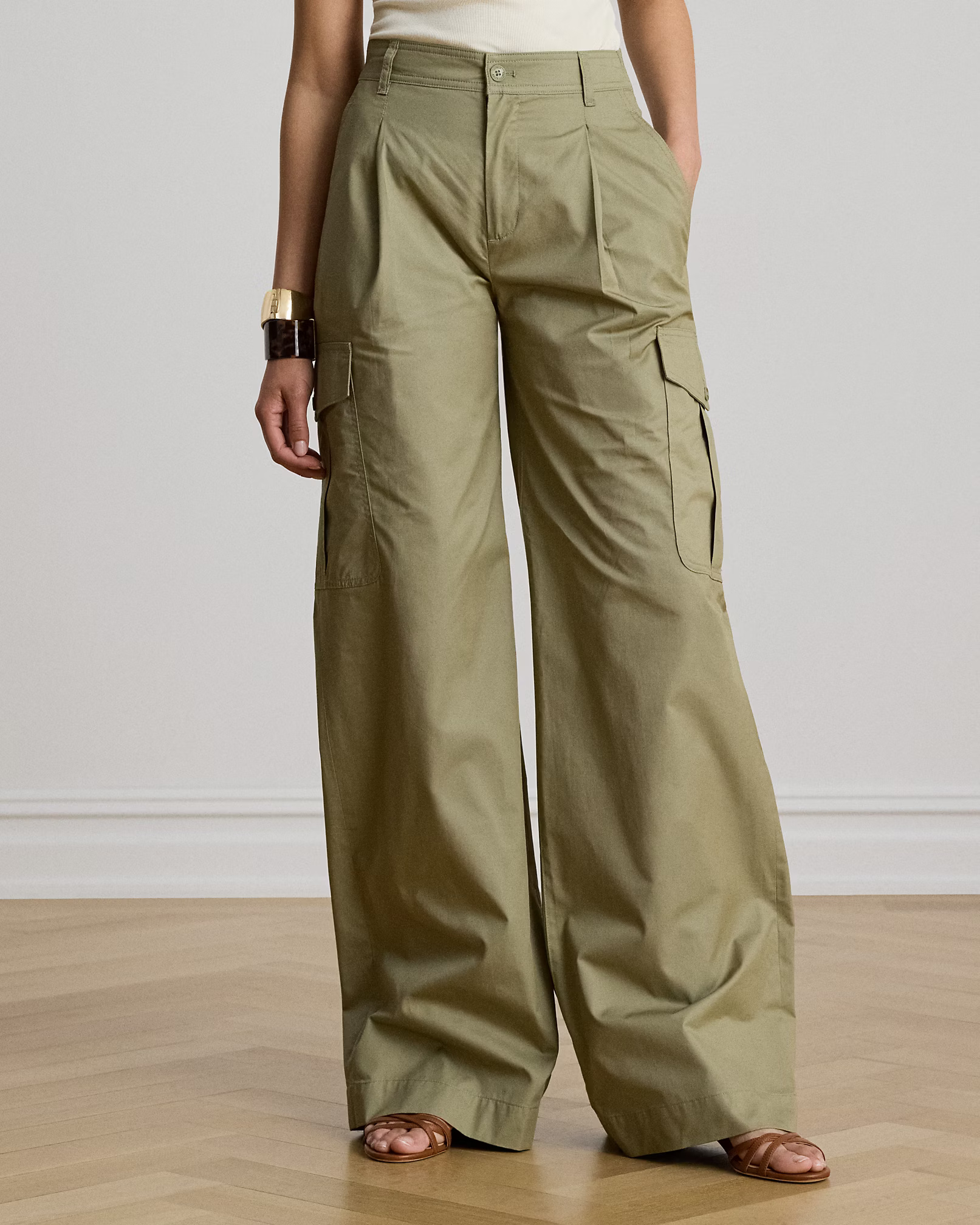 LAUREN RALPH LAUREN - Paper Touch Twill Pants