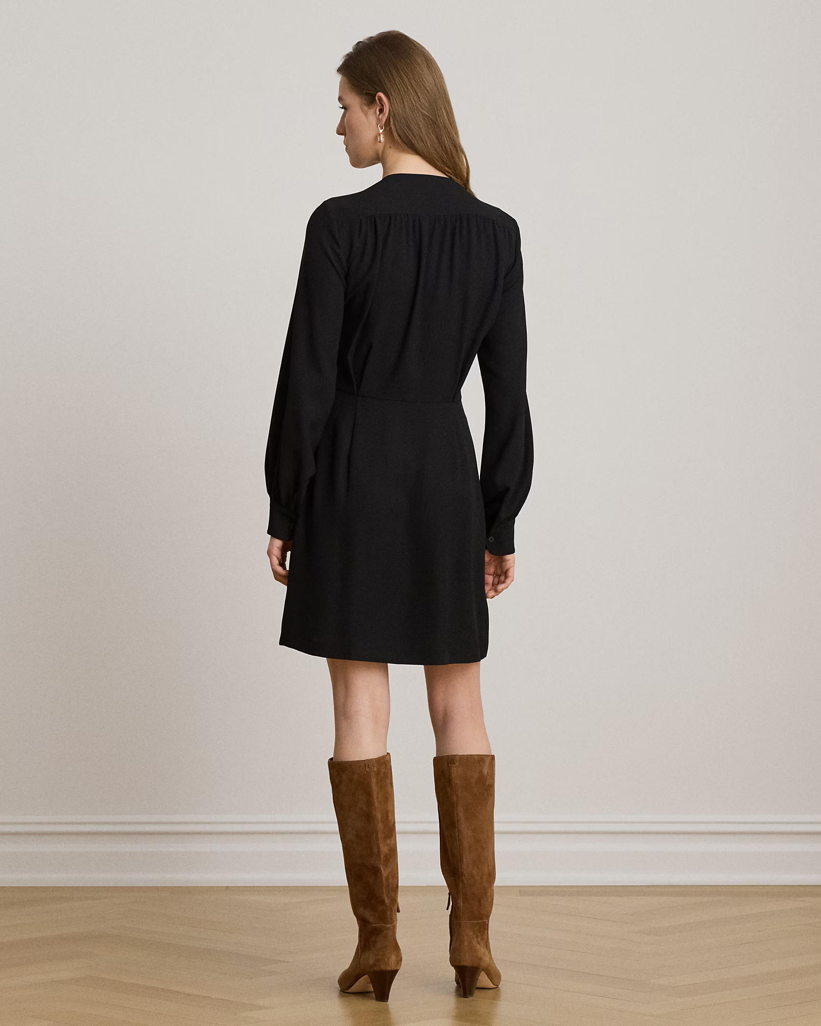 LAUREN RALPH LAUREN - Double Breasted Georgette Dress