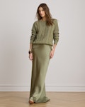 Satin Charmeuse Maxiskirt