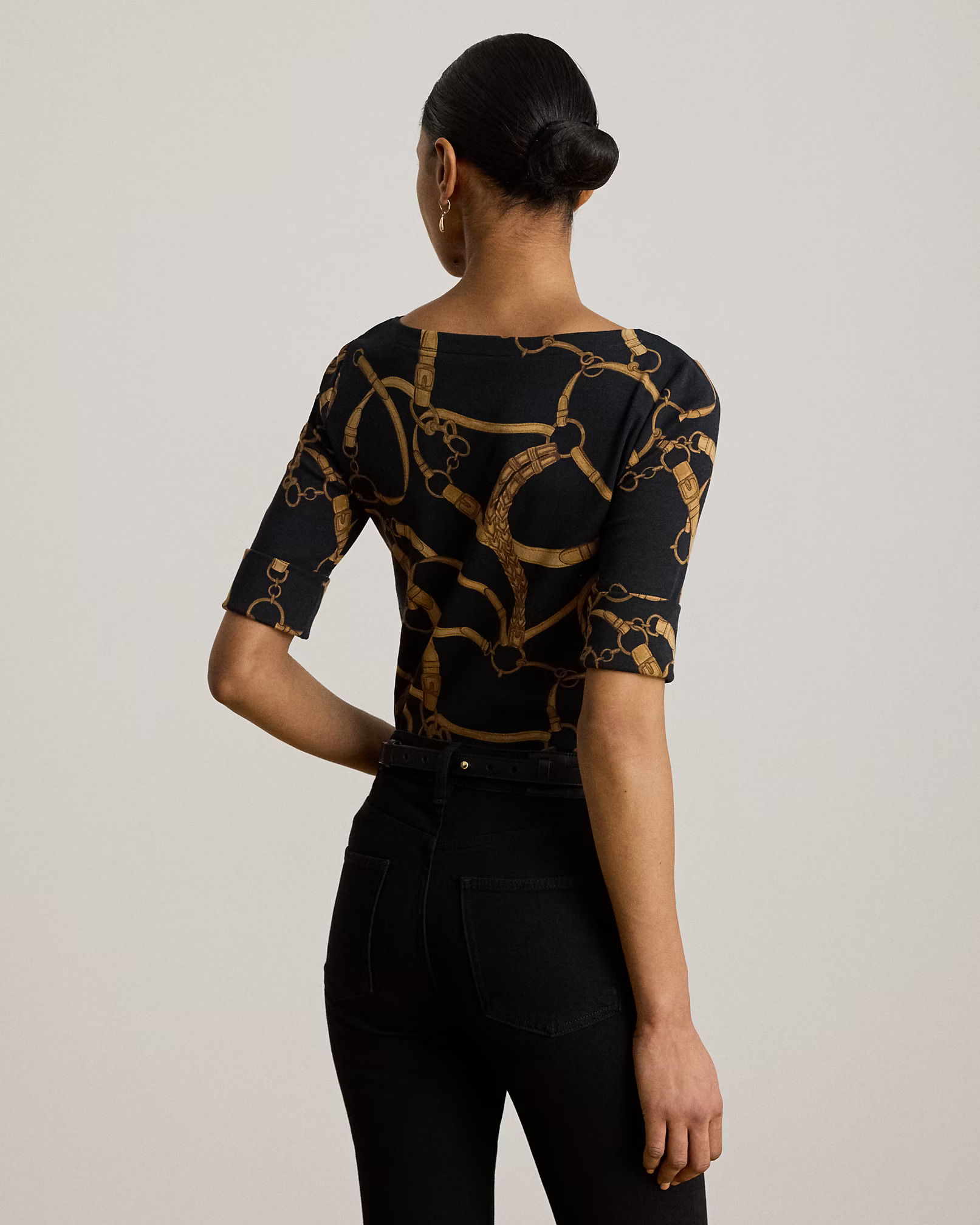 LAUREN RALPH LAUREN - Refind Rib T-shirt
