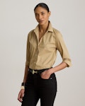 Classic Fit Stretch-Cotton Blend Shirt