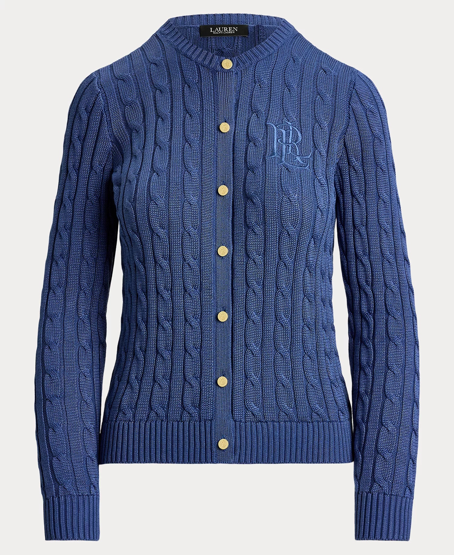 LAUREN RALPH LAUREN - Cable-Knit Cotton-Blend Cardigan