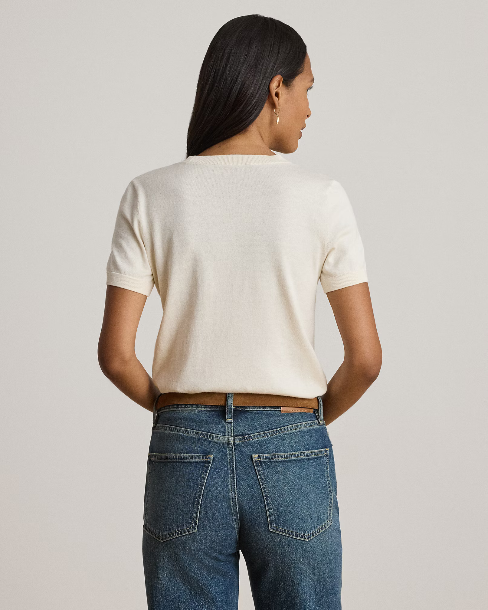LAUREN RALPH LAUREN - Cotton Modal Sweater Pullover