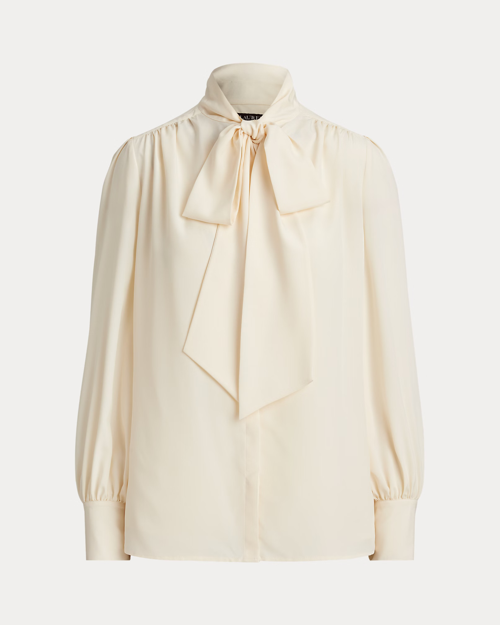 LAUREN RALPH LAUREN - Georgette Tie-Neck Blouse