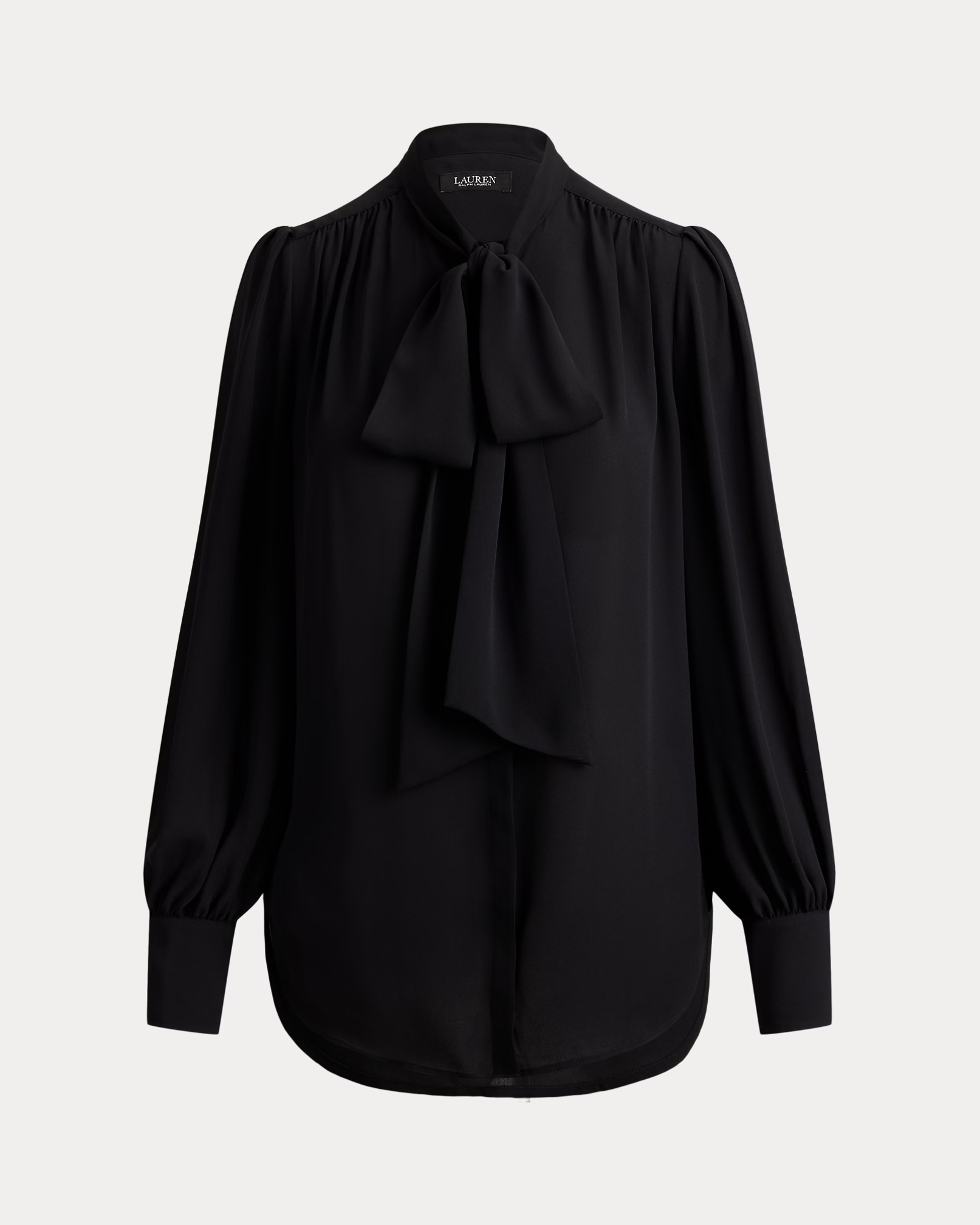 LAUREN RALPH LAUREN - Georgette Tie-Neck Blouse