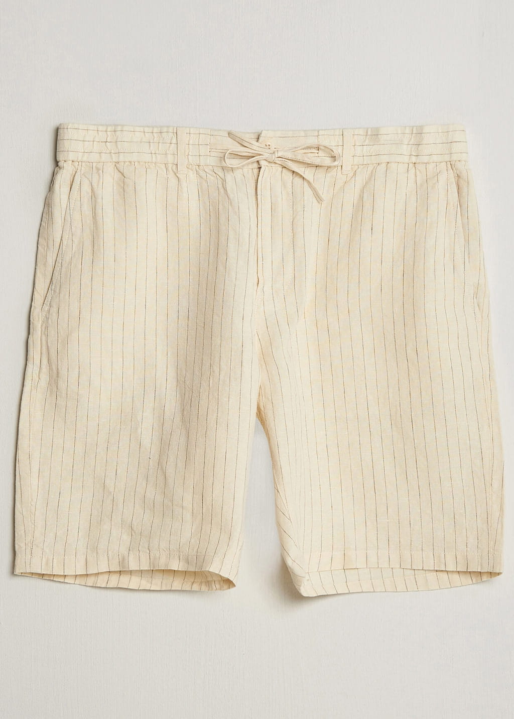 GANT - Striped Linen Drawstring Shorts