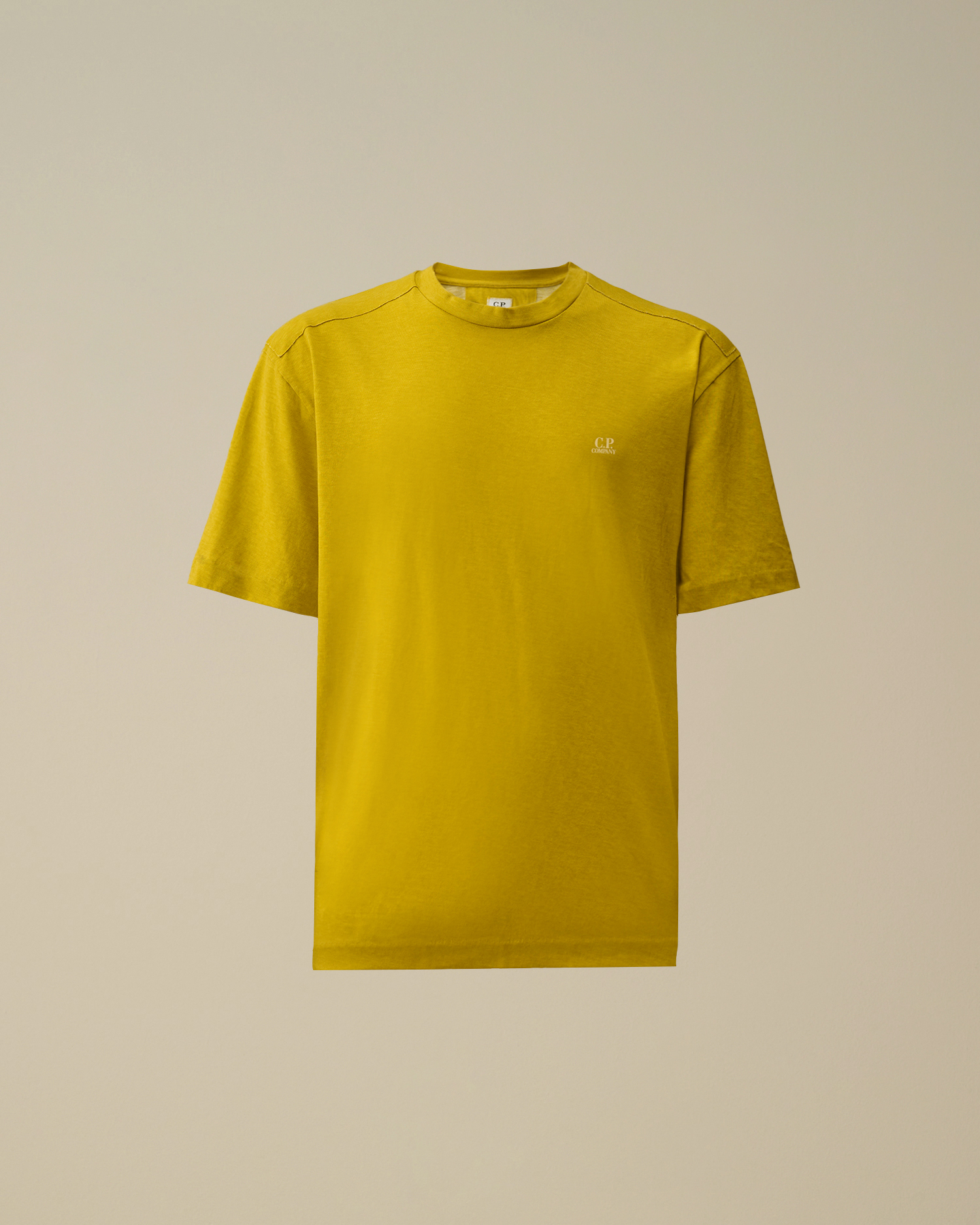 C.P. COMPANY - Jersey Plated Logo T-Shirt