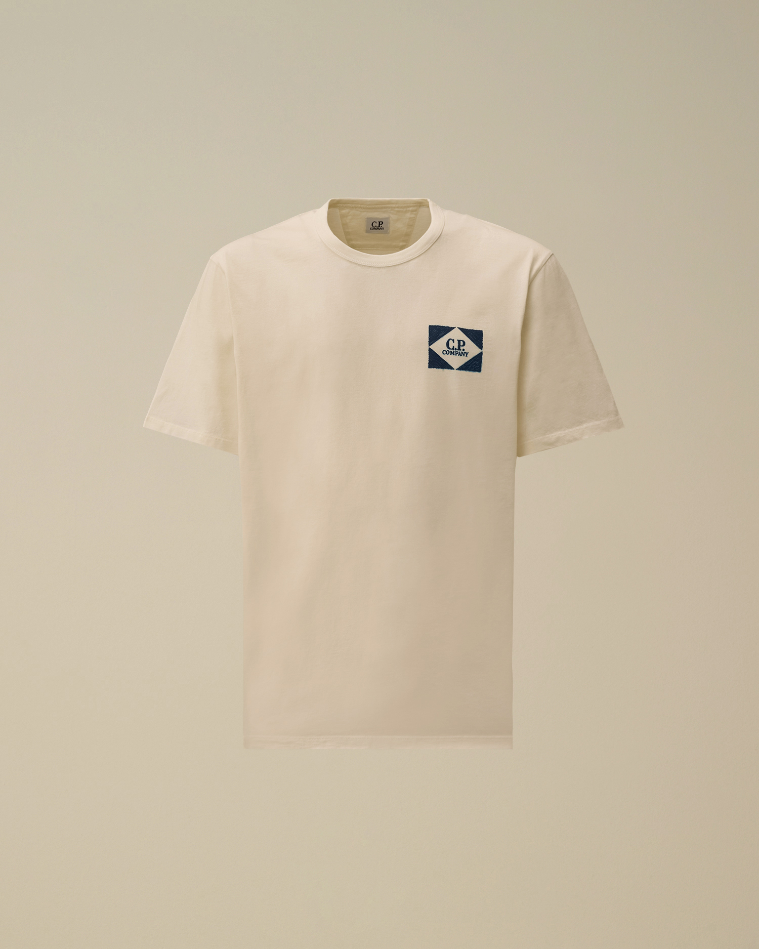 C.P. COMPANY - Jersey Short Sleeve Logo T-Shirt