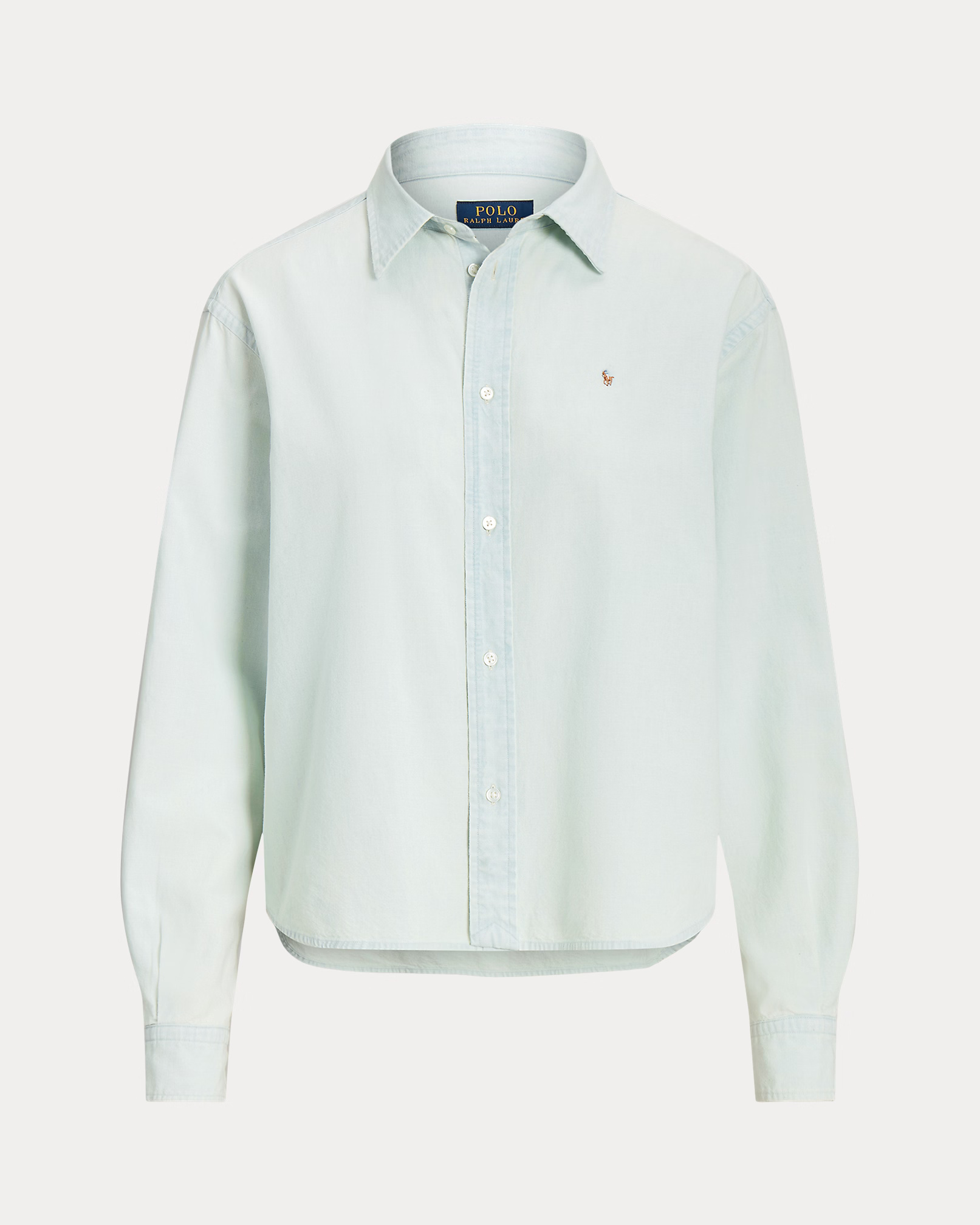 POLO RALPH LAUREN - Cropped Boxy Chambray Shirt
