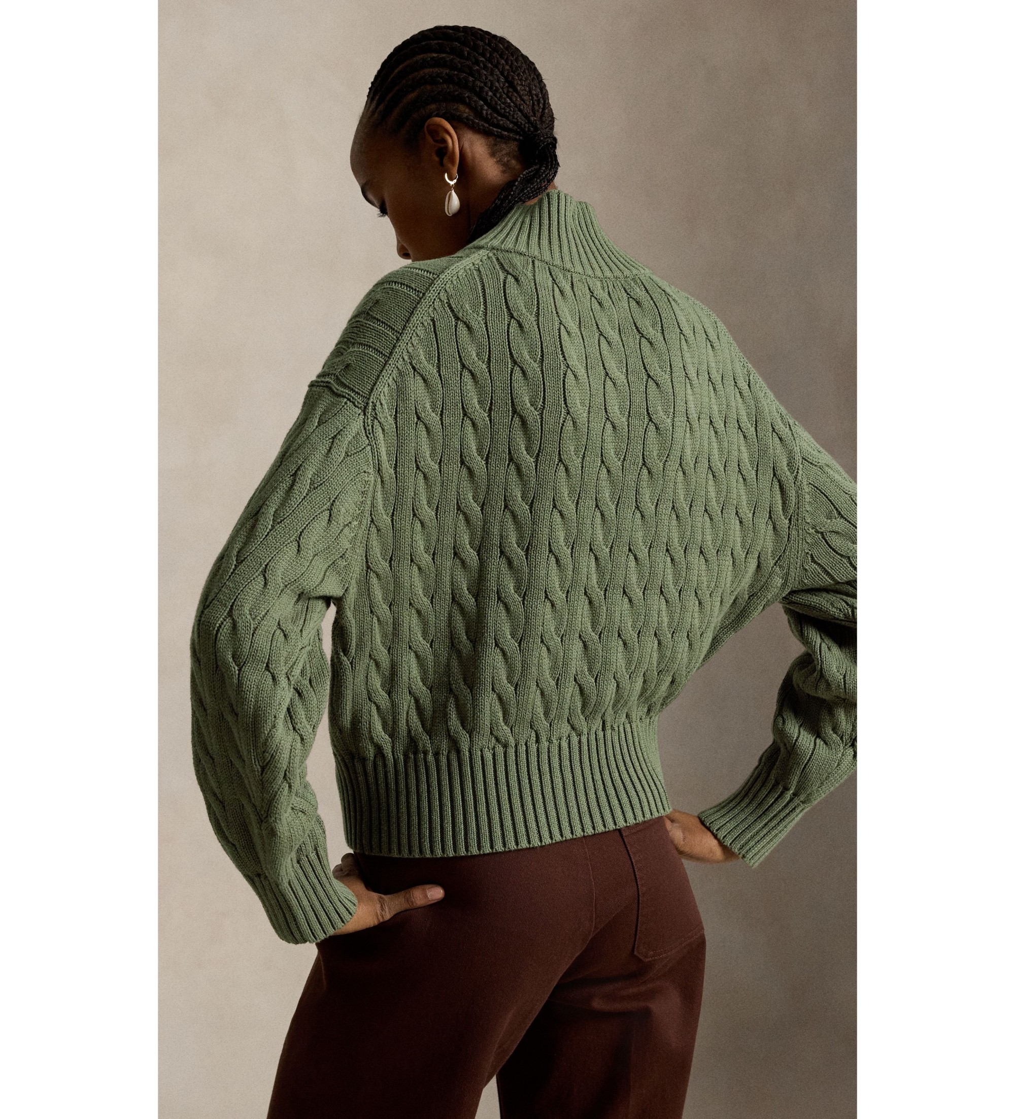 POLO RALPH LAUREN - Cable Knit Cotton Sweater