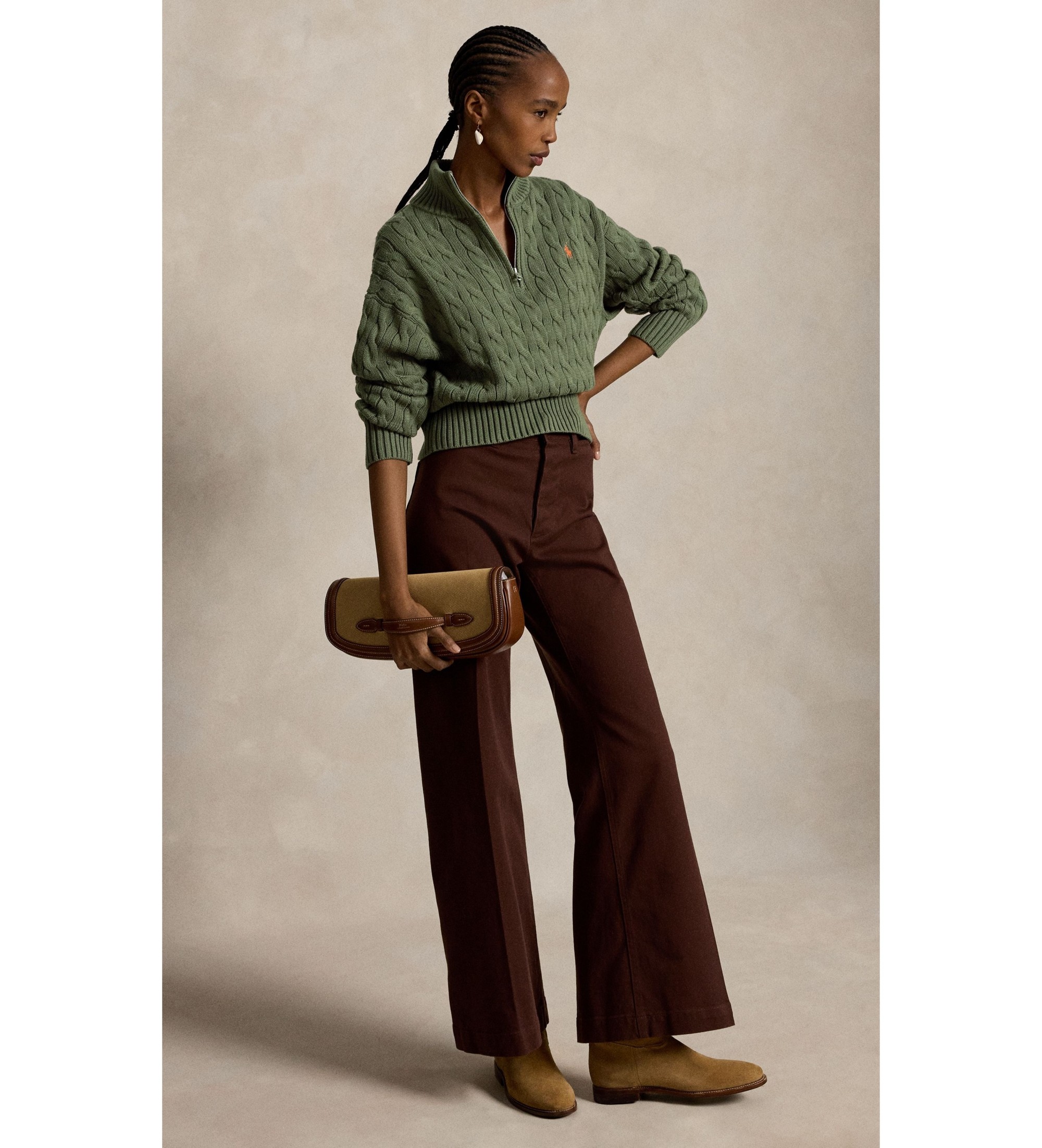 POLO RALPH LAUREN - Cable Knit Cotton Sweater