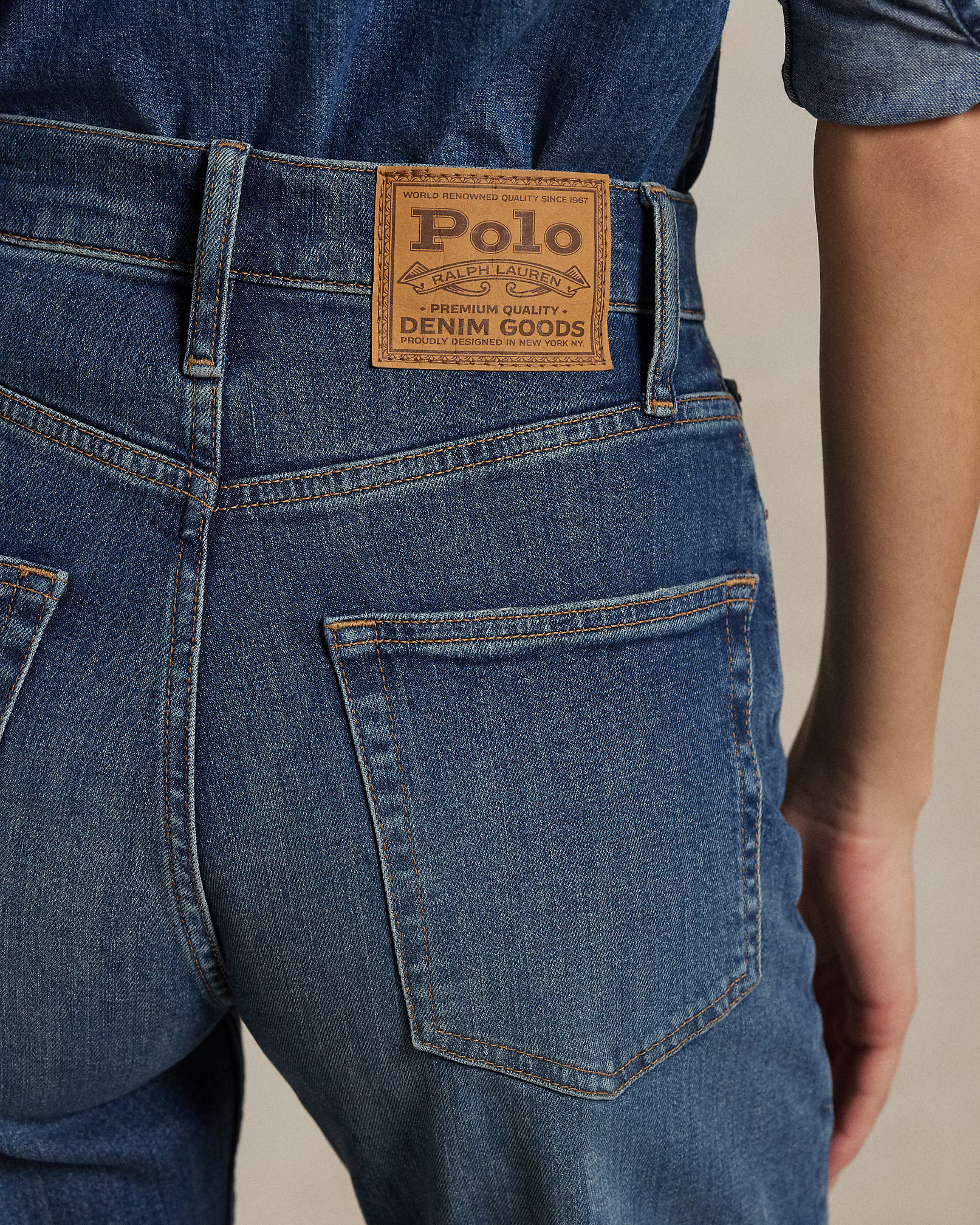 POLO RALPH LAUREN - High-Rise Straight Jean