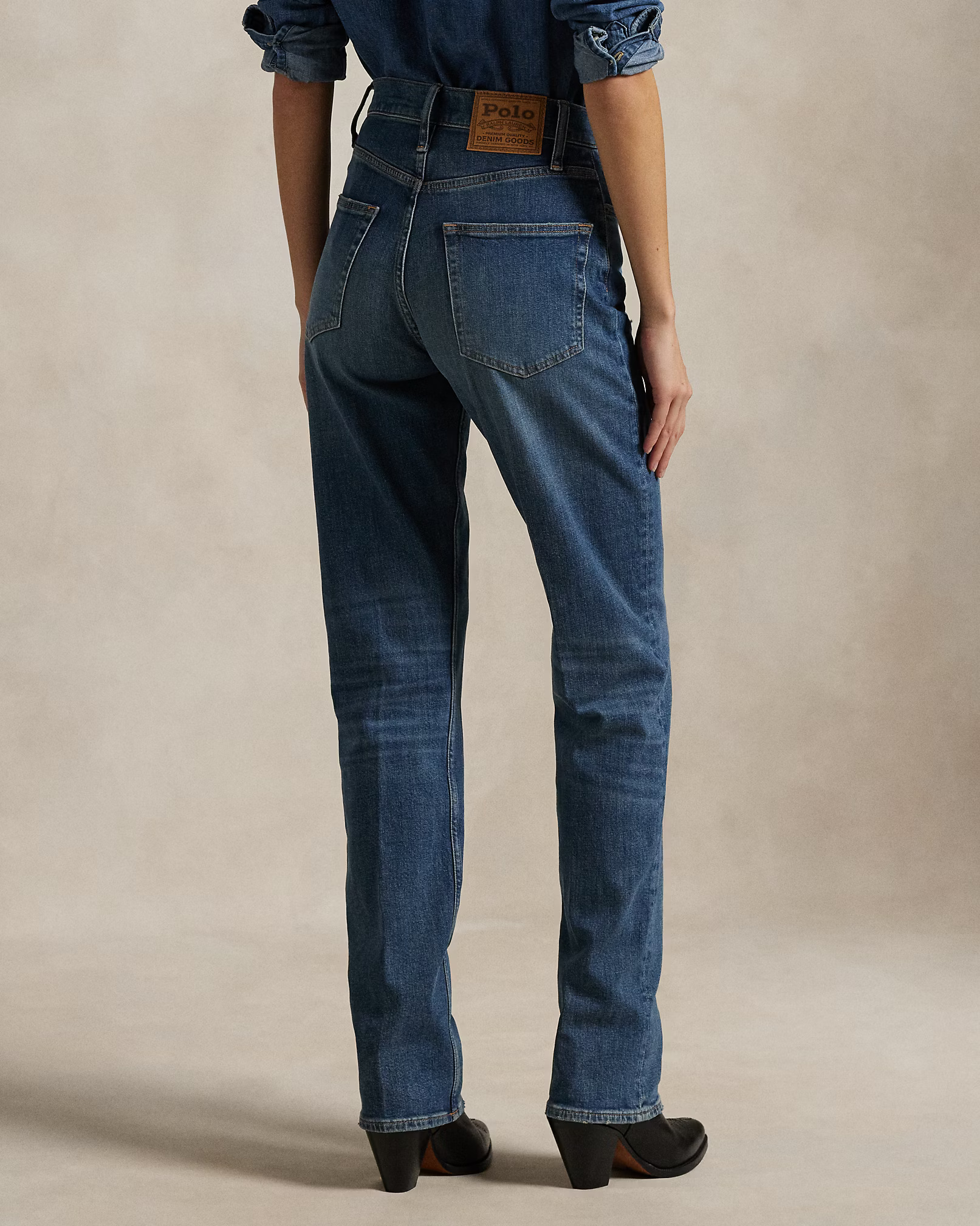 POLO RALPH LAUREN - High-Rise Straight Jean