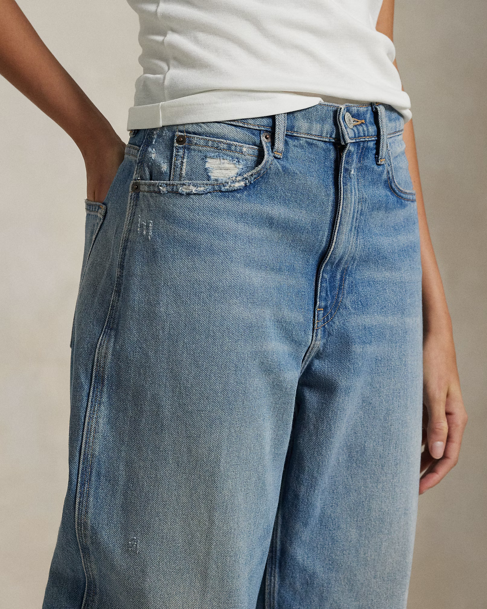 POLO RALPH LAUREN - Rigid Curved Tapered Jean