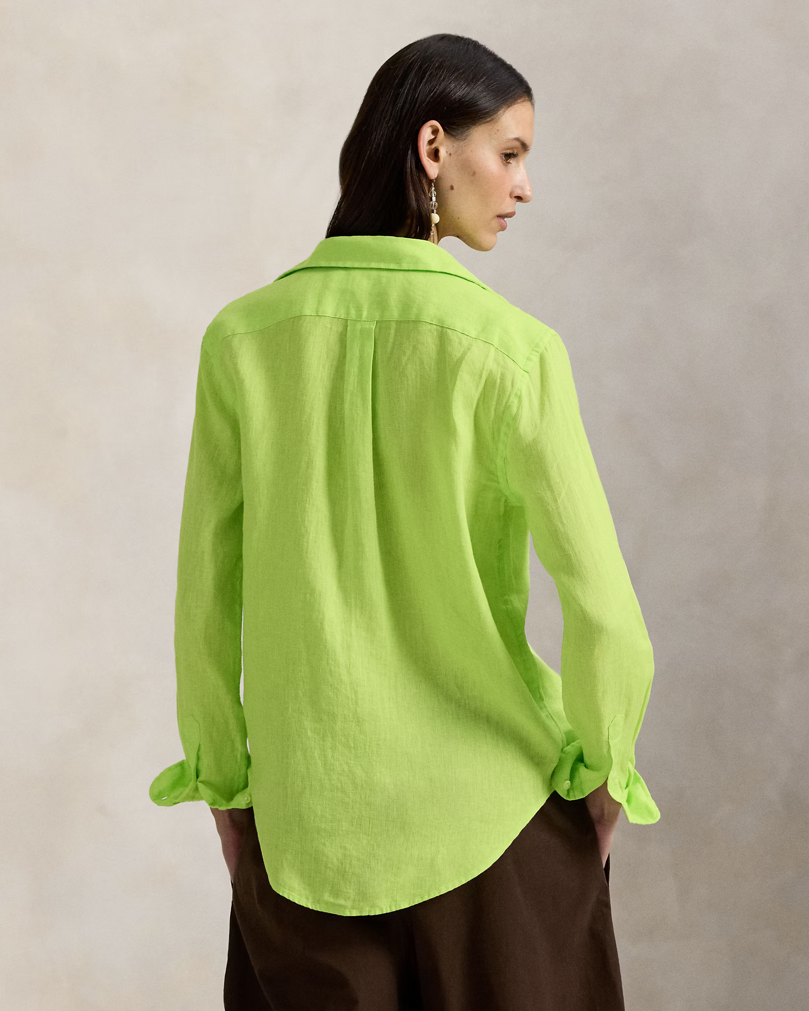 POLO RALPH LAUREN - Classic Fit Linen Shirt