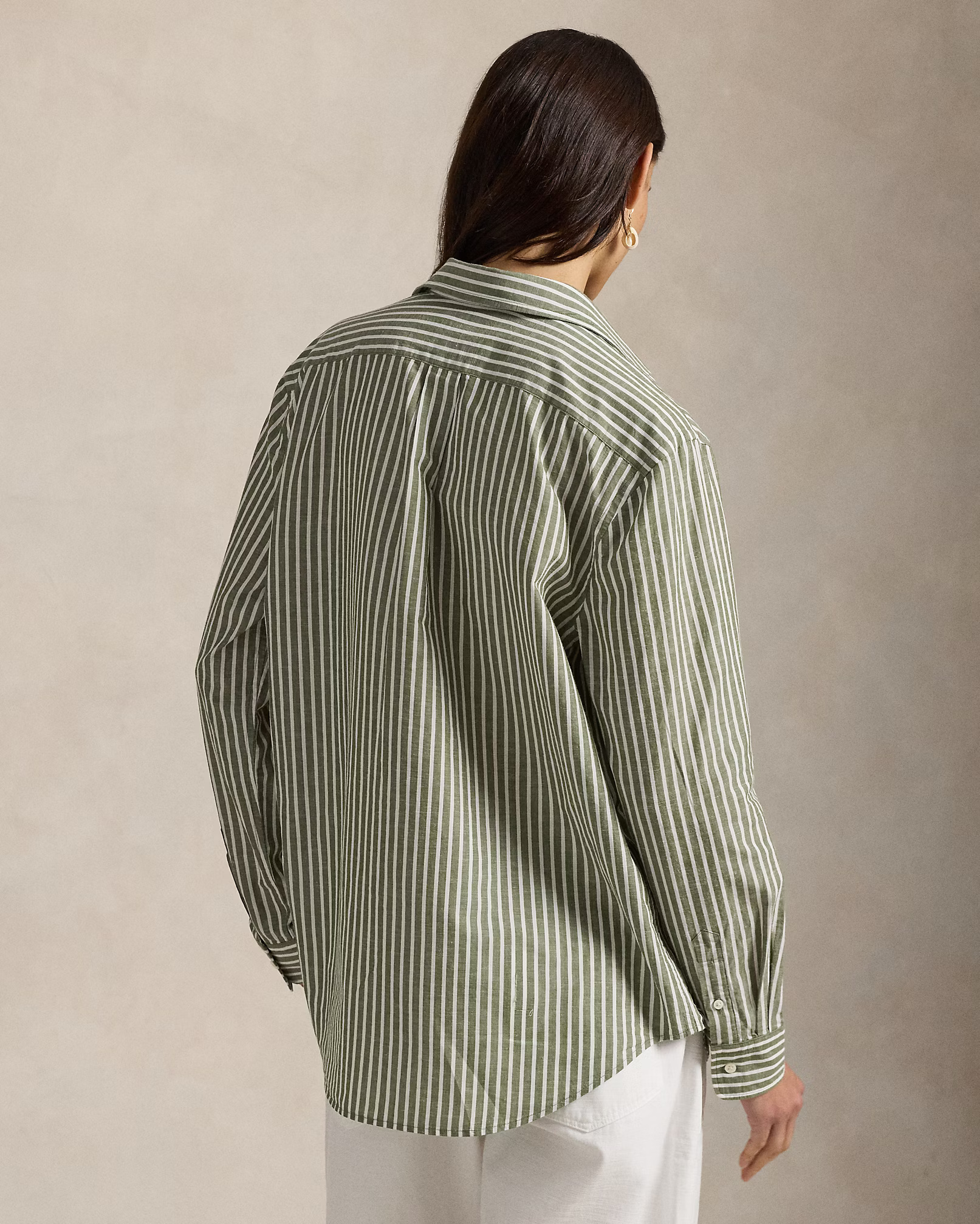 POLO RALPH LAUREN - Classic Fit Striped Cotton-Linen Shirt