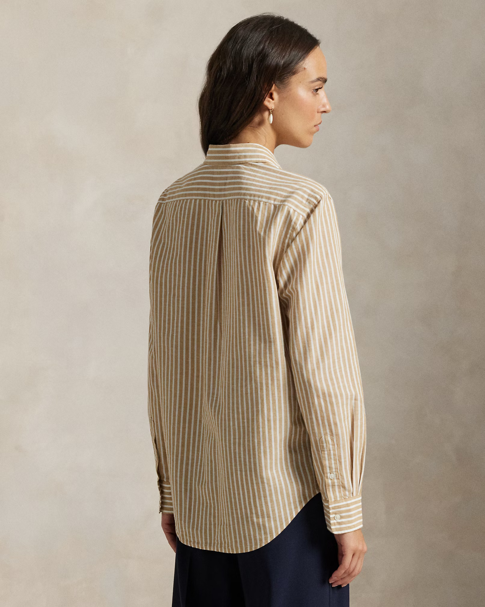 POLO RALPH LAUREN - Classic Fit Striped Cotton-Linen Shirt