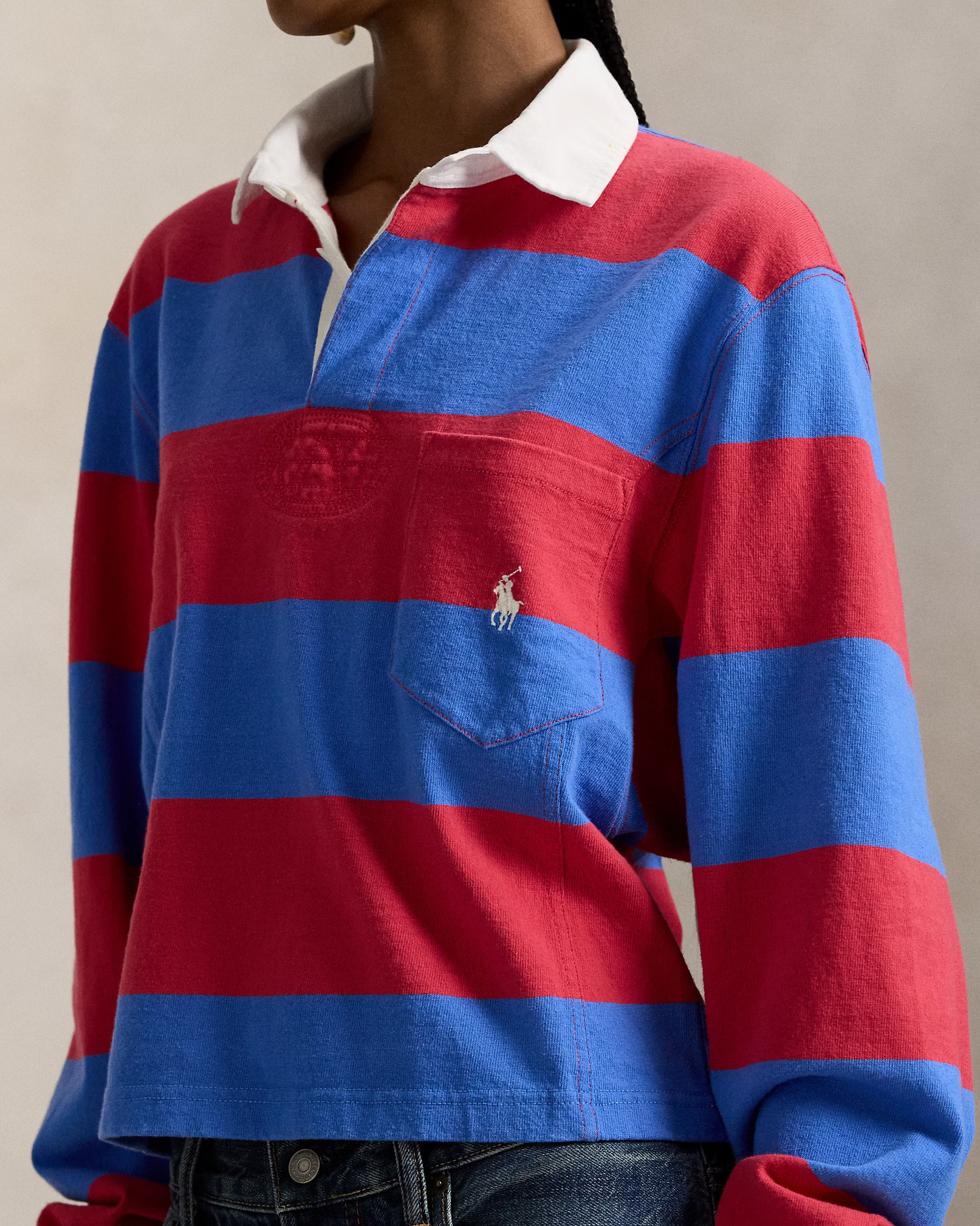 POLO RALPH LAUREN - Jersey Shaped Rugby Shirt