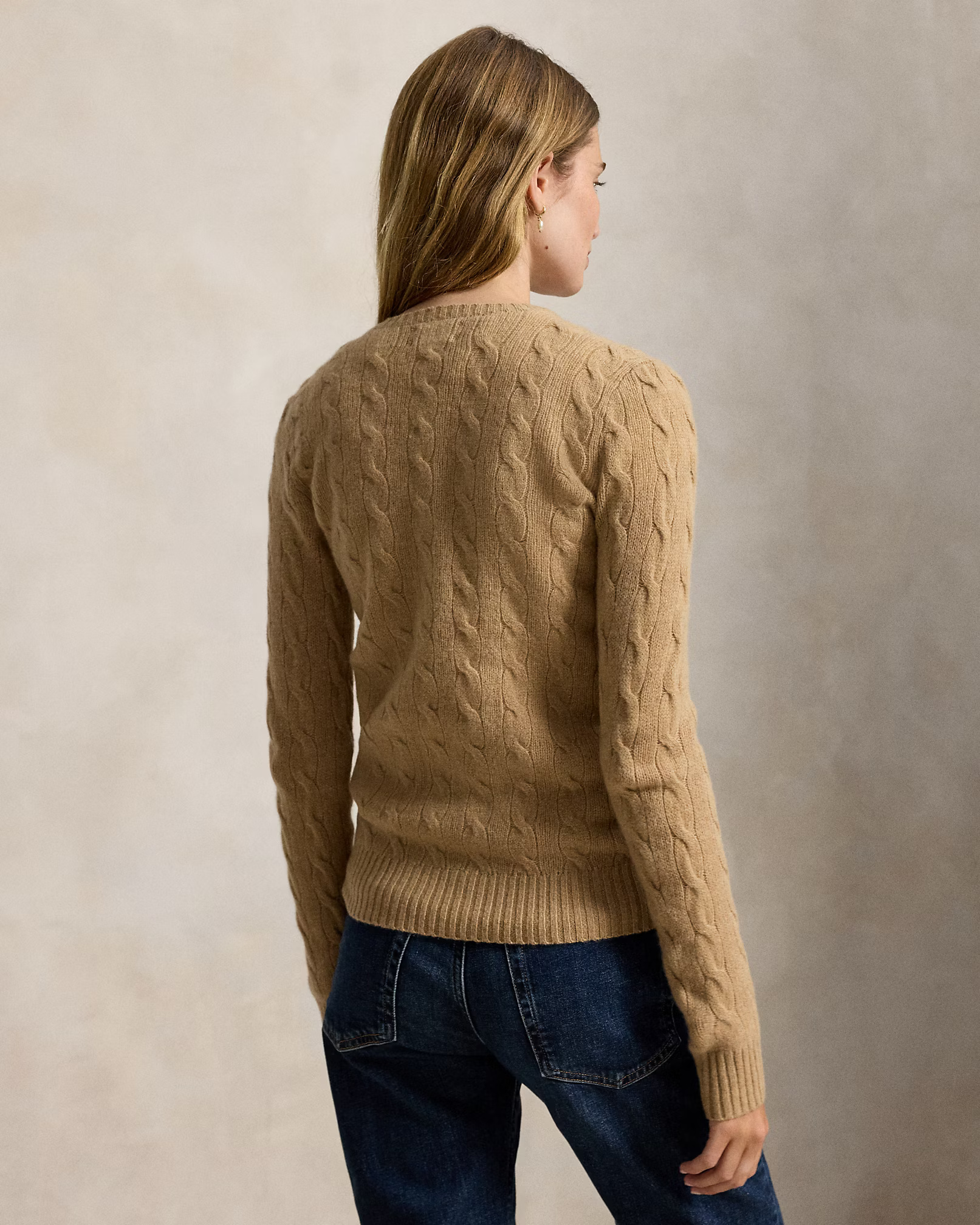 POLO RALPH LAUREN - Cable Wool-Cashmere Crewneck Jumper