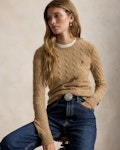 Cable Wool-Cashmere Crewneck Jumper
