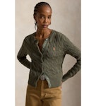Cable Knit Cotton Cardigan