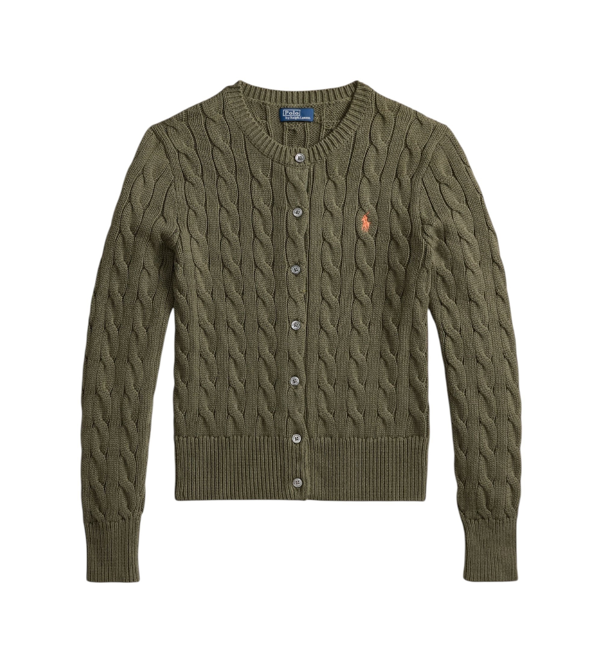 POLO RALPH LAUREN - Cable Knit Cotton Cardigan