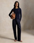 Cable-Knit Cotton Crewneck Jumper