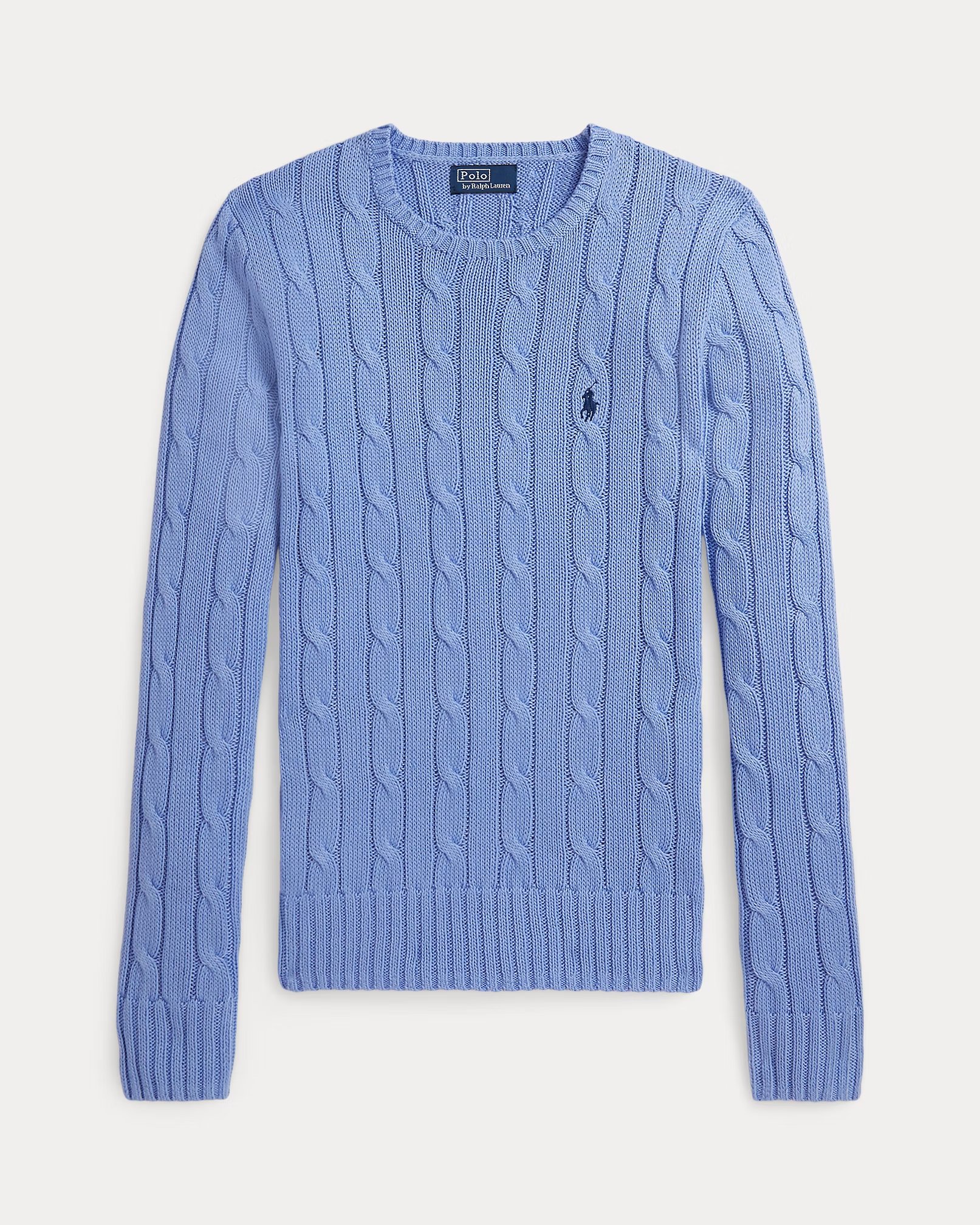 POLO RALPH LAUREN - Cable-Knit Cotton Crewneck Jumper