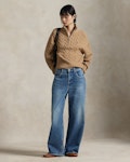 Cable Wool-Cashmere Half-Zip Jumper