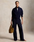 Cable Wool-Cashmere Half-Zip Jumper