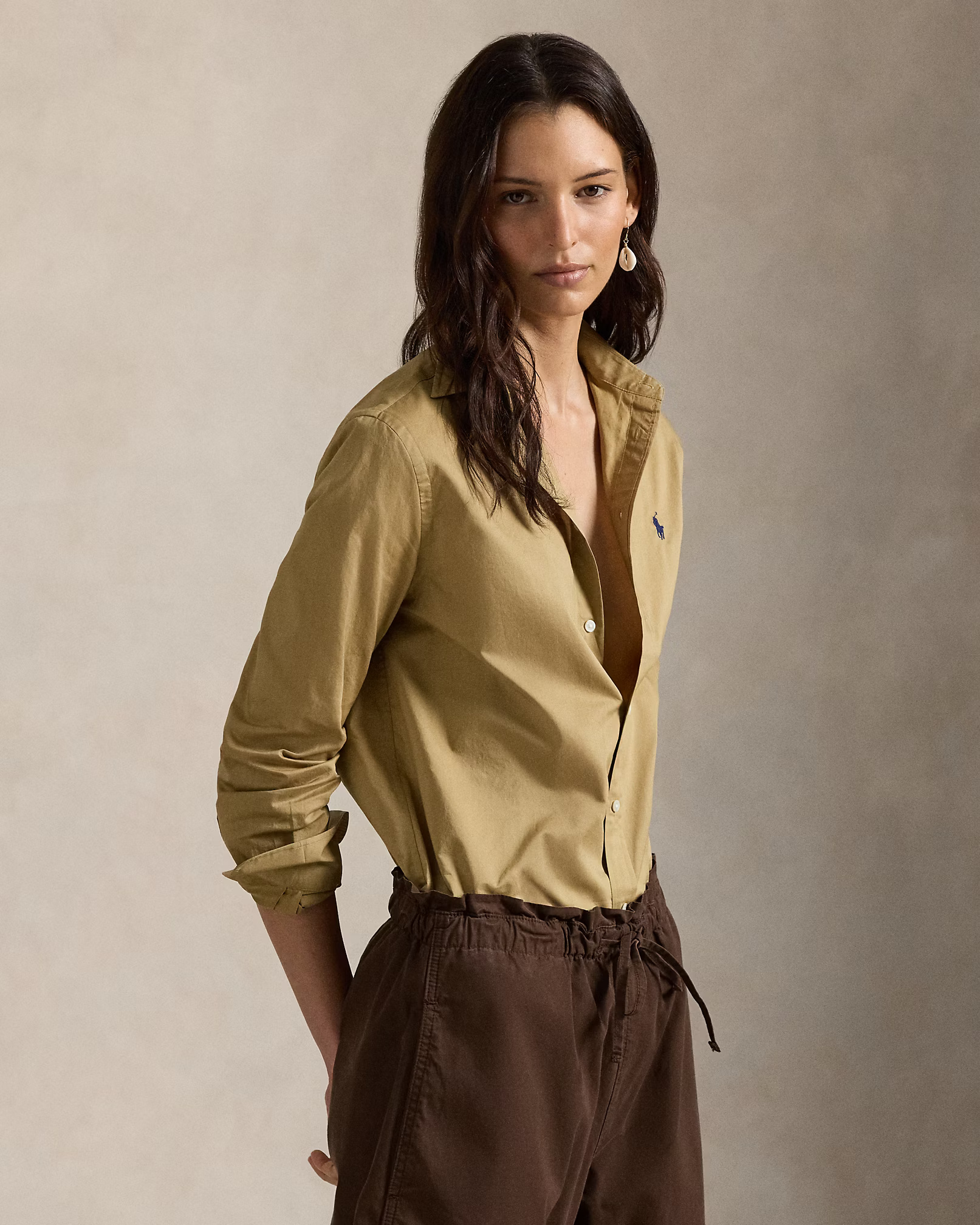 POLO RALPH LAUREN - Classic Fit Cotton Twill Shirt