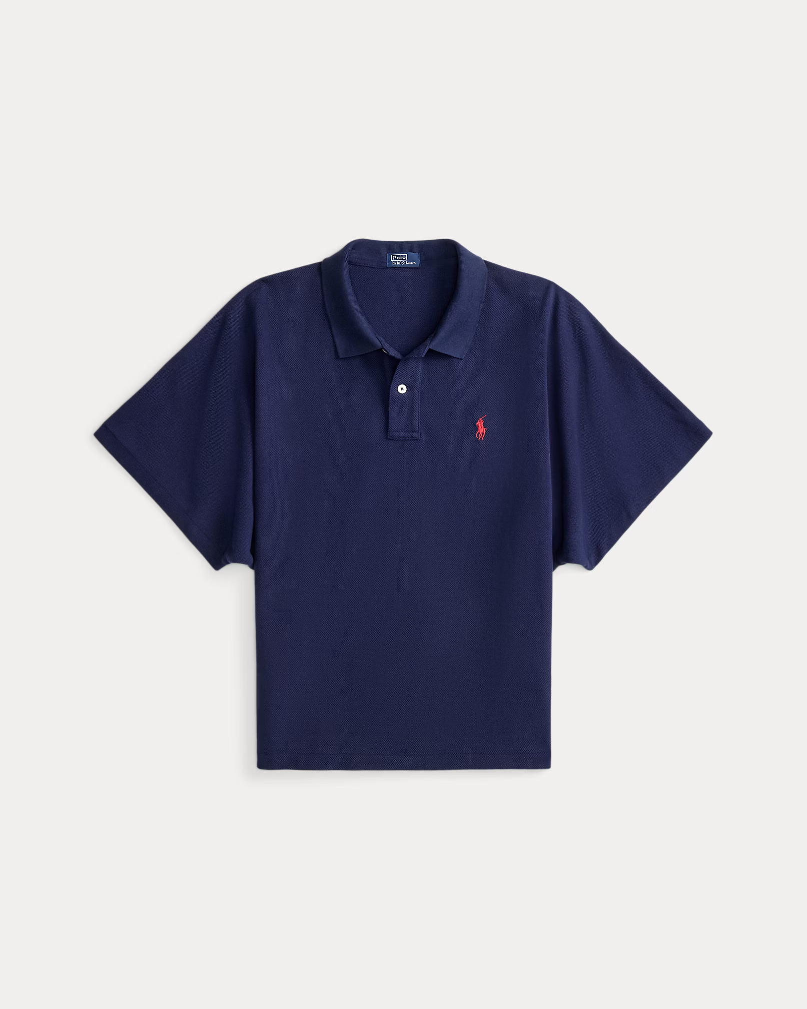 POLO RALPH LAUREN - Dolman-Sleeve Mesh Polo Shirt