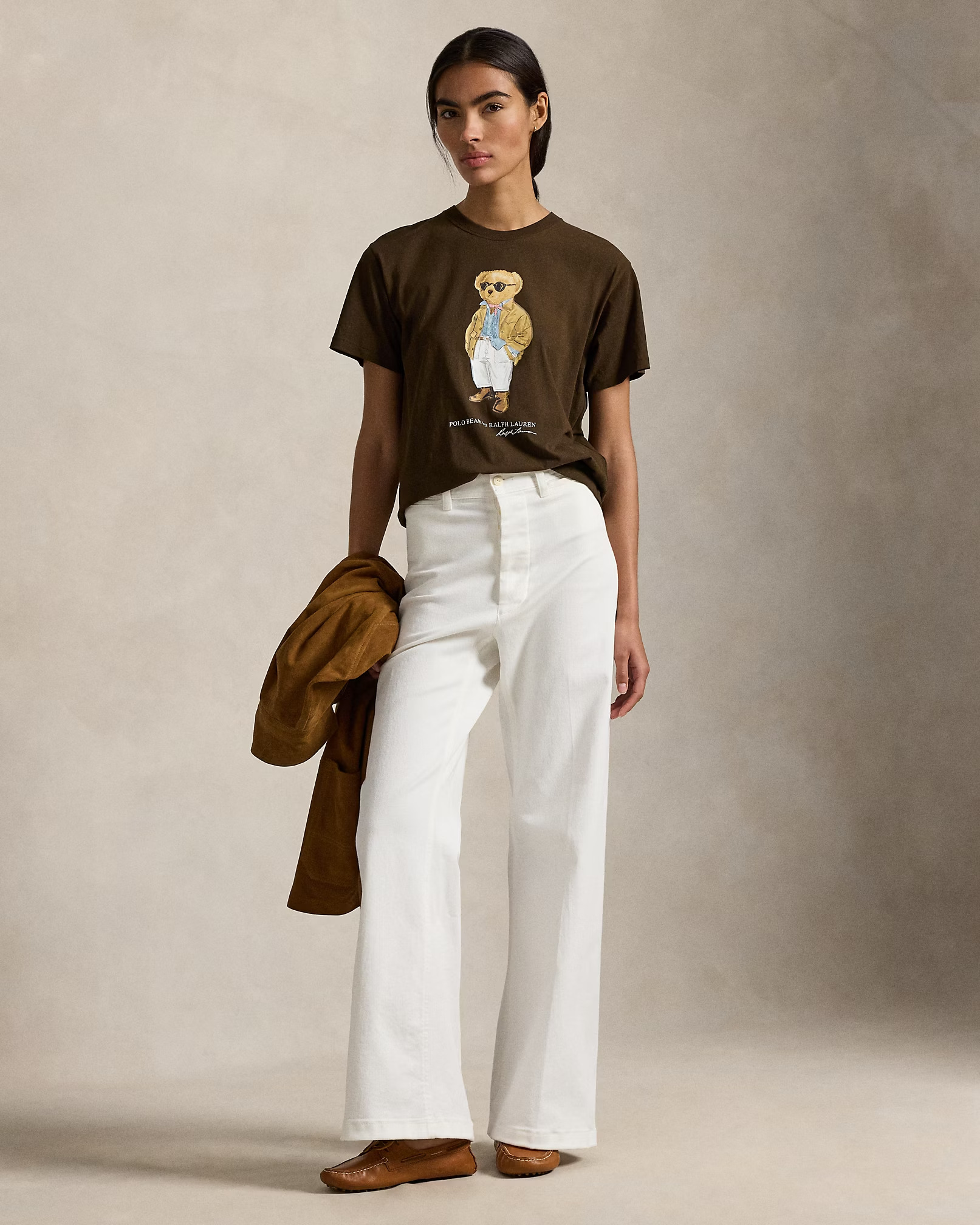 POLO RALPH LAUREN - Polo Bear Cotton Jersey T-Shirt